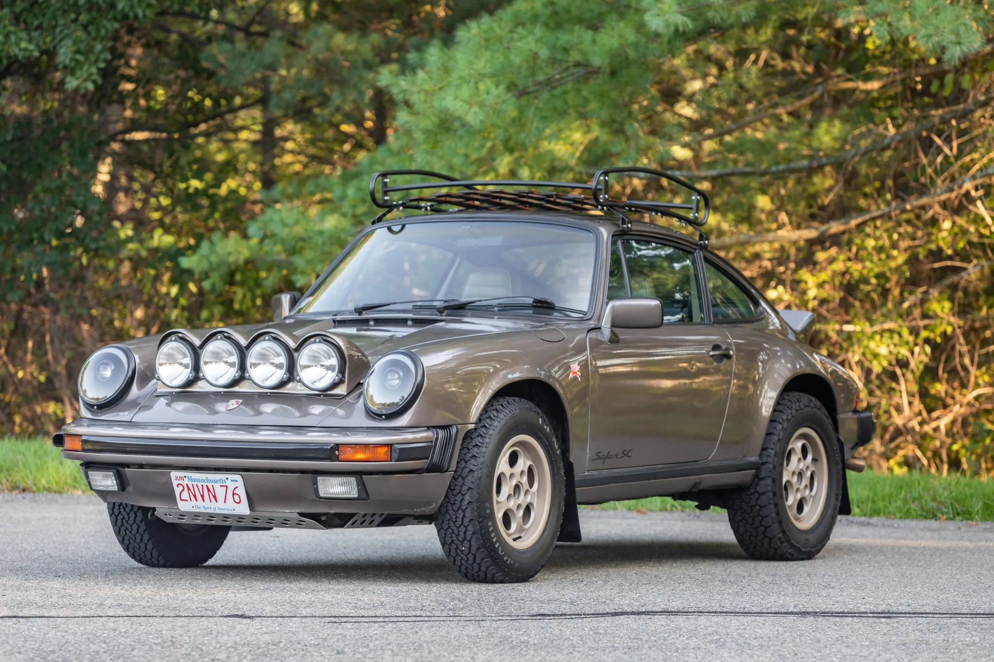 Safari-Style 1983 Porsche 911SC in Quartz Grey Metallic