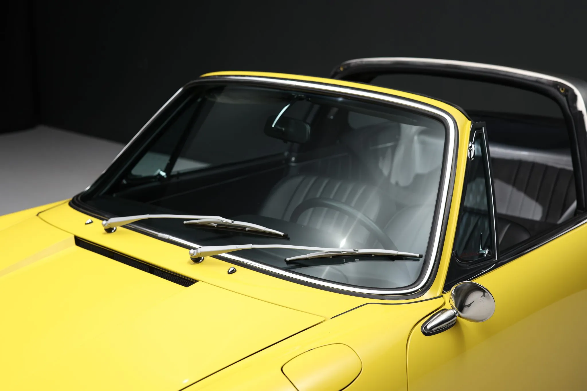 1967 Porsche 911S Soft-Window Targa in Lemon Yellow