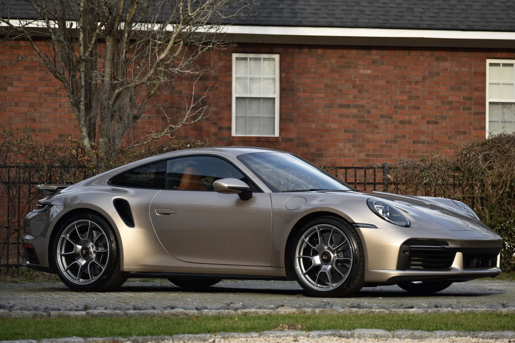 2024 Porsche 911 Turbo S Coupe in Palladium Metallic