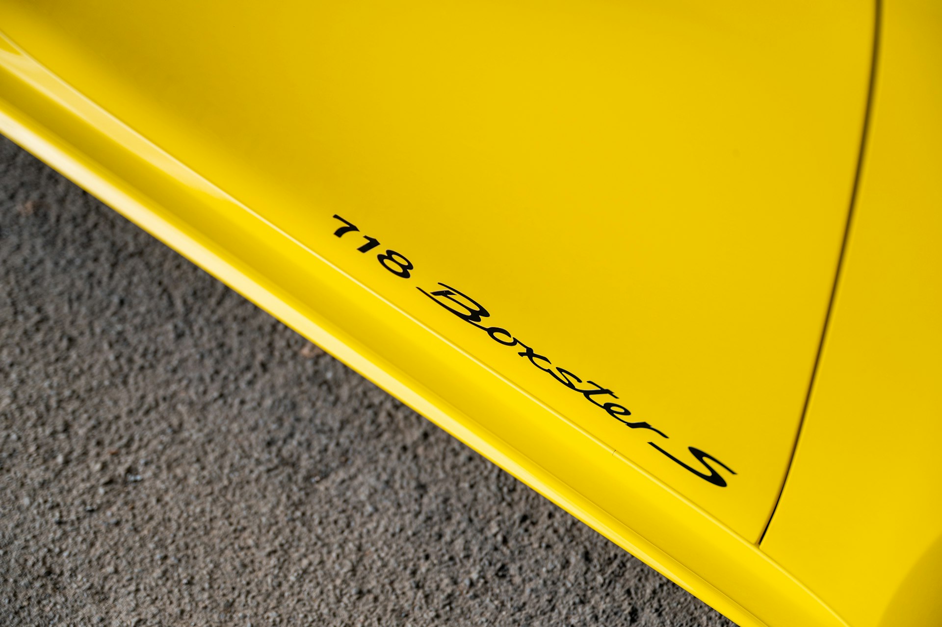 2020 Porsche 718 Boxster S in Racing Yellow