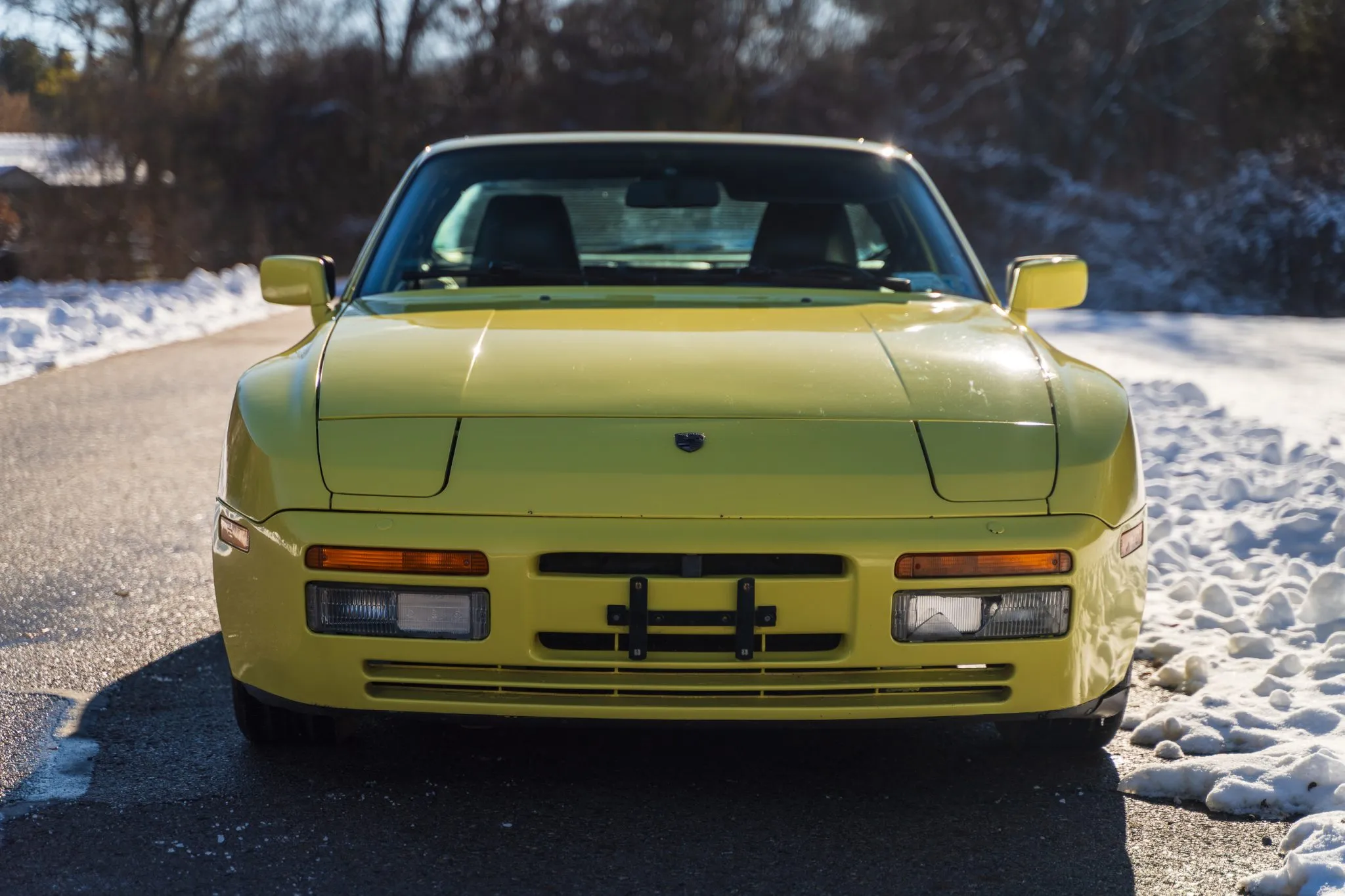 1987 Porsche 944 Turbo in Lemon Yellow