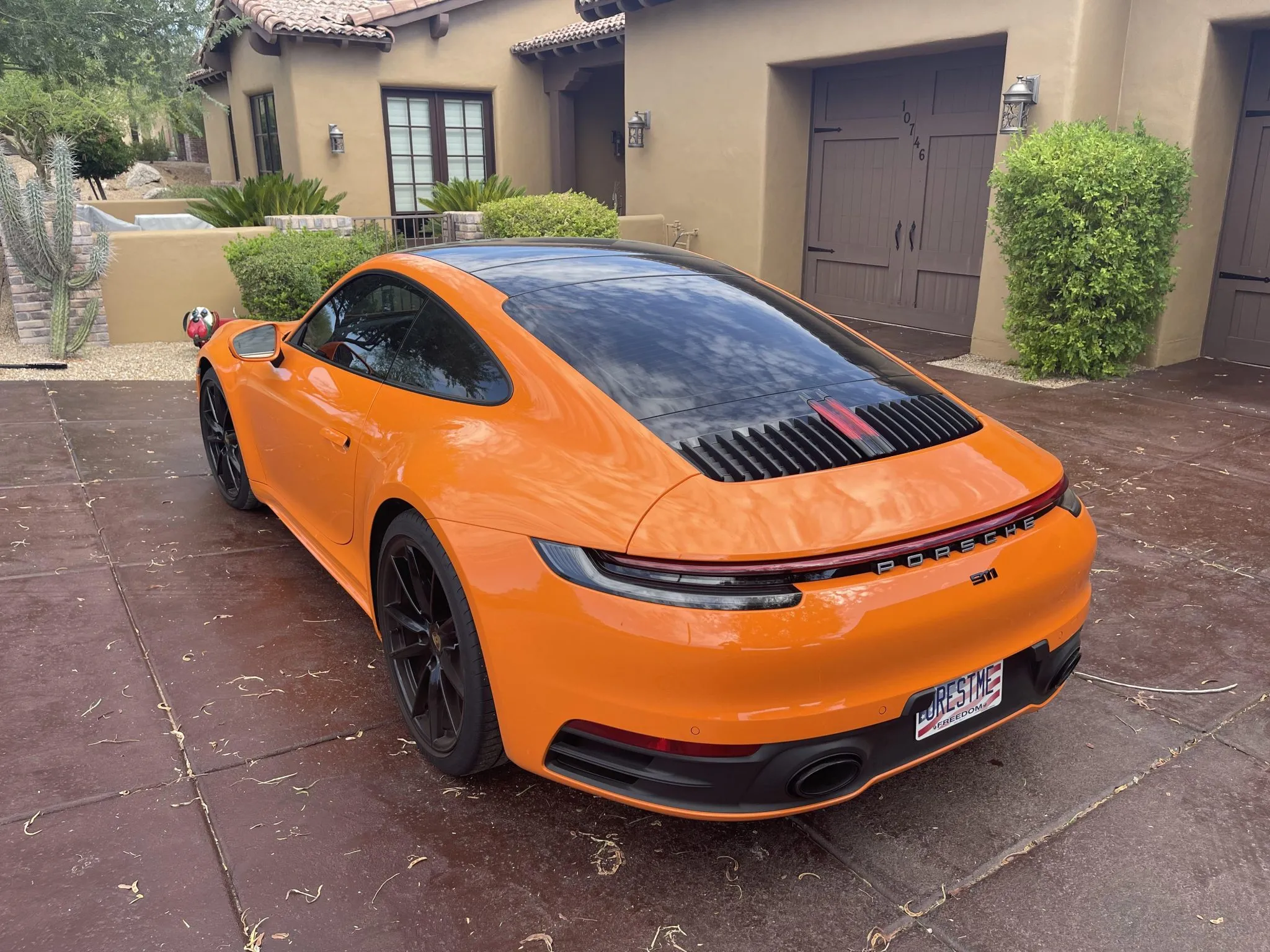 2022 Porsche 911 Carrera Coupe in Pastel Orange