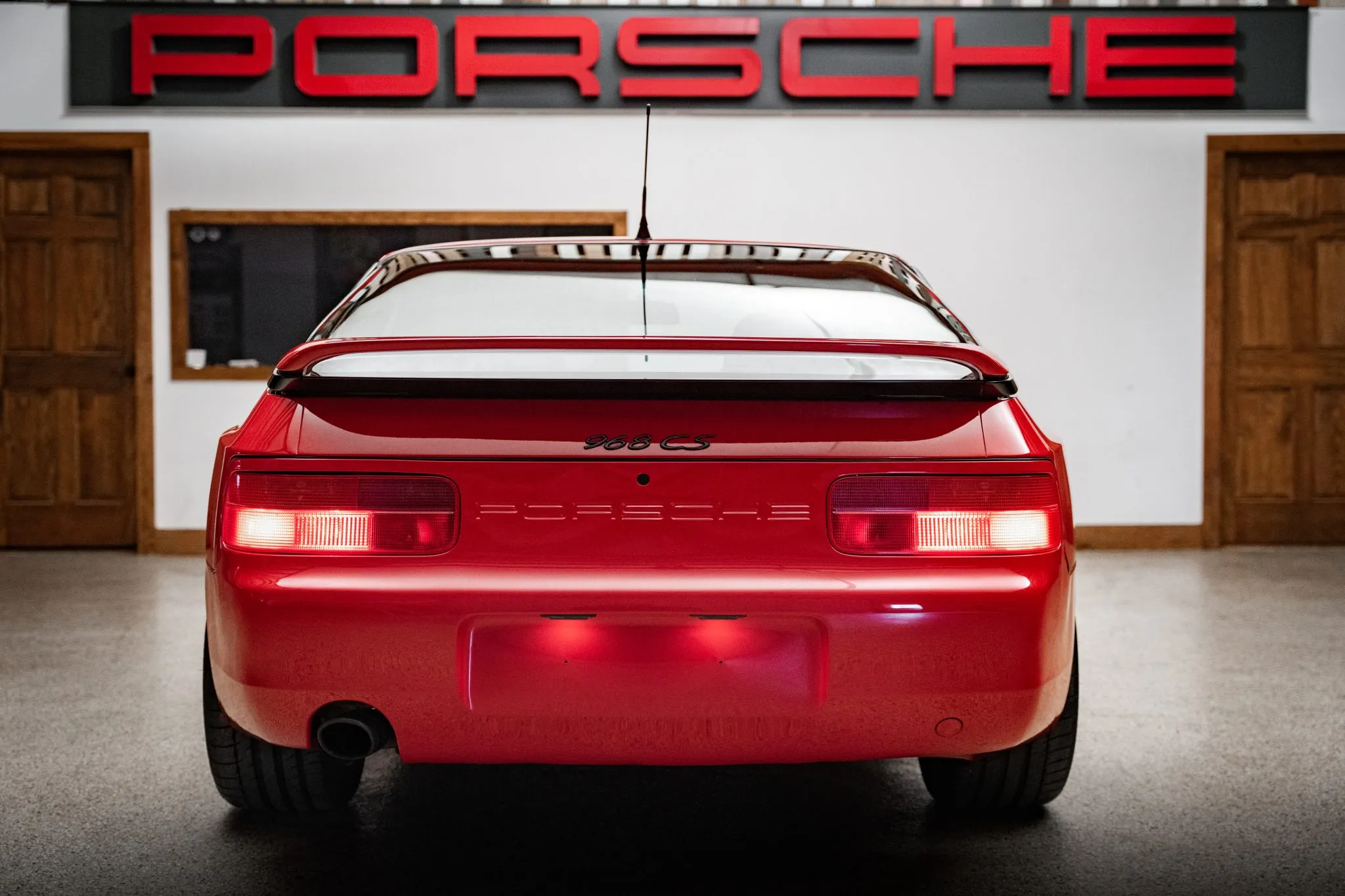 1993 Porsche 968 Club Sport in Guards Red