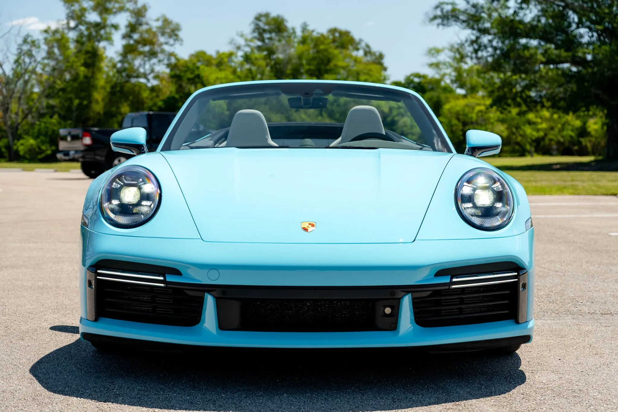 2024 Porsche 911 Turbo S Cabriolet in Olympic Blue