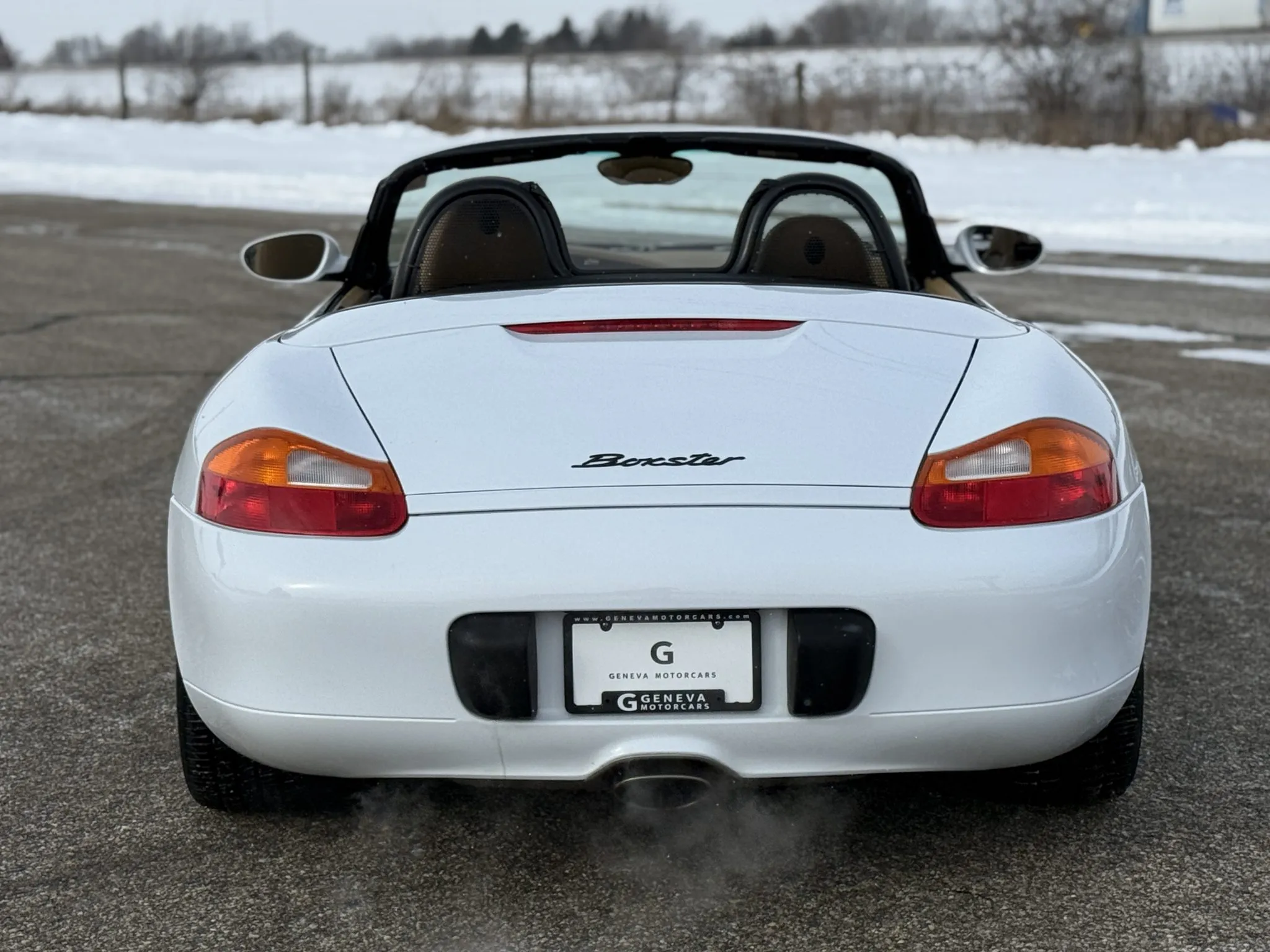 1999 Porsche Boxster in Glacier White