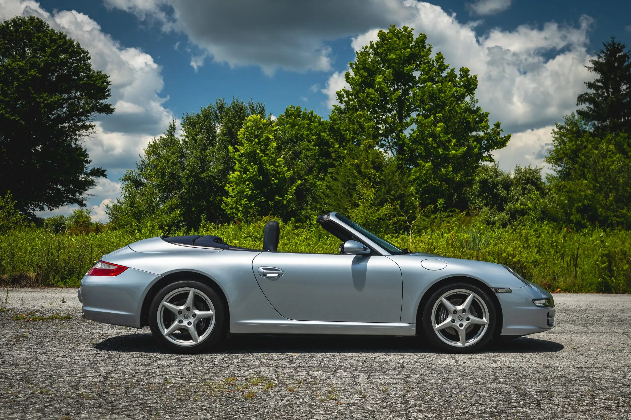 2005 Porsche 911 Carrera Cabriolet in Polar Silver Metallic