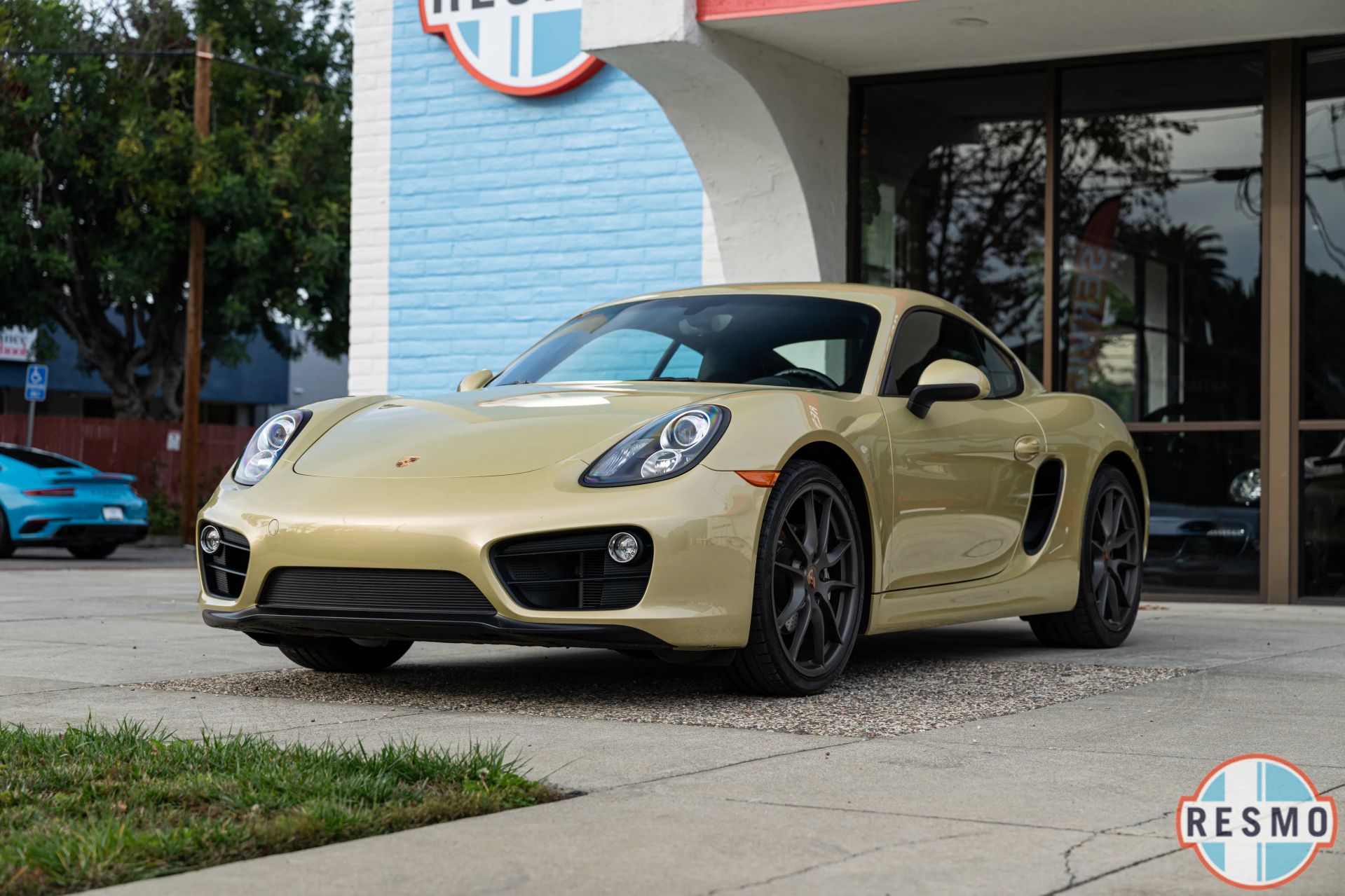 2015 Porsche Cayman Coupe in Lime Gold Metallic