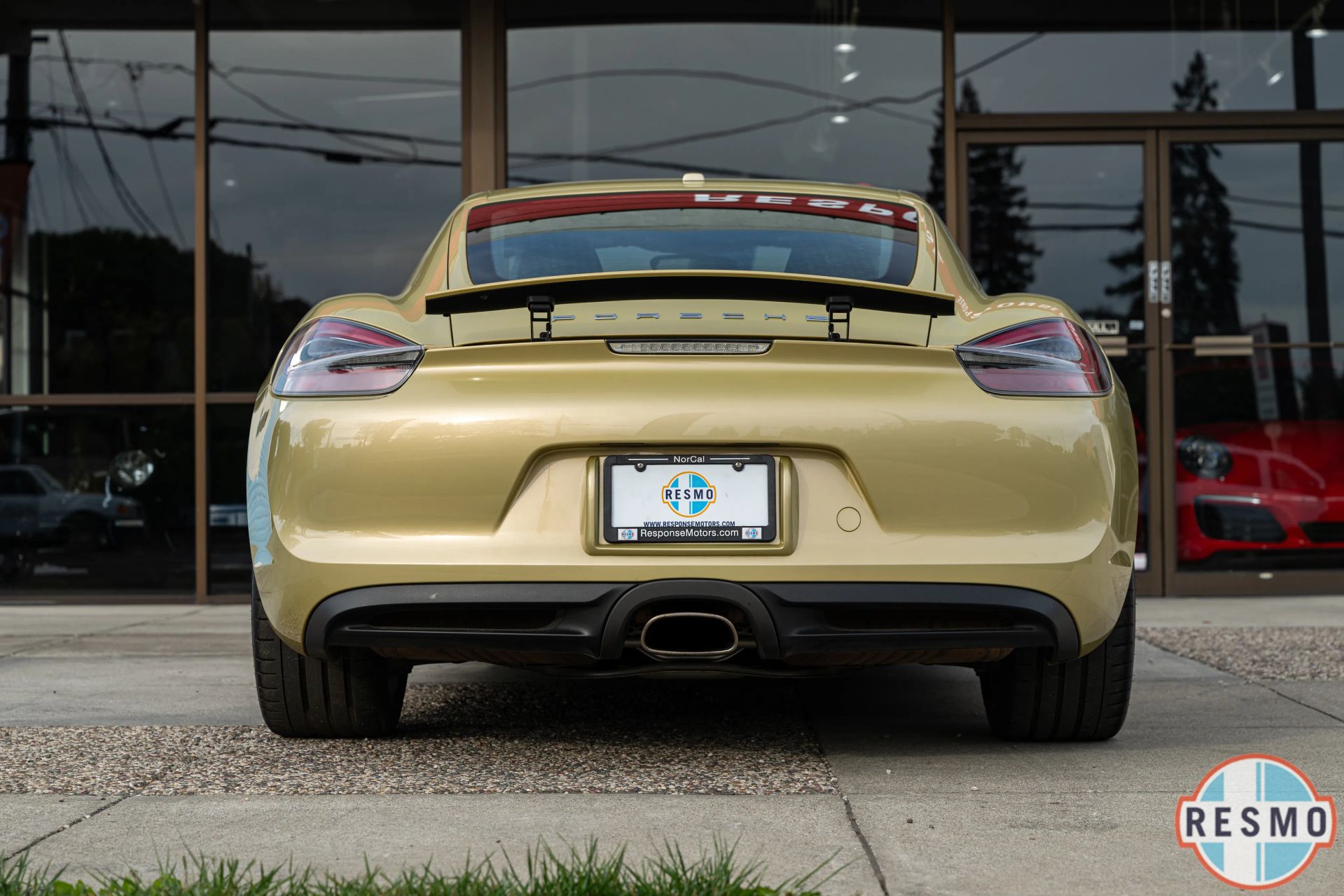 2015 Porsche Cayman Coupe in Lime Gold Metallic