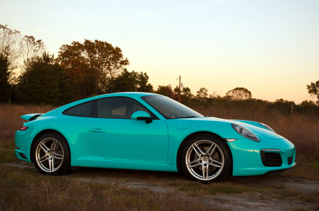 Porsche 911 In Turquoise