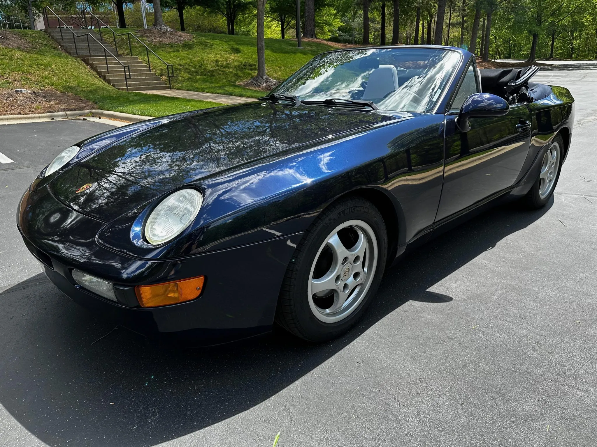 1993 Porsche 968 Cabriolet in Night Blue Metallic
