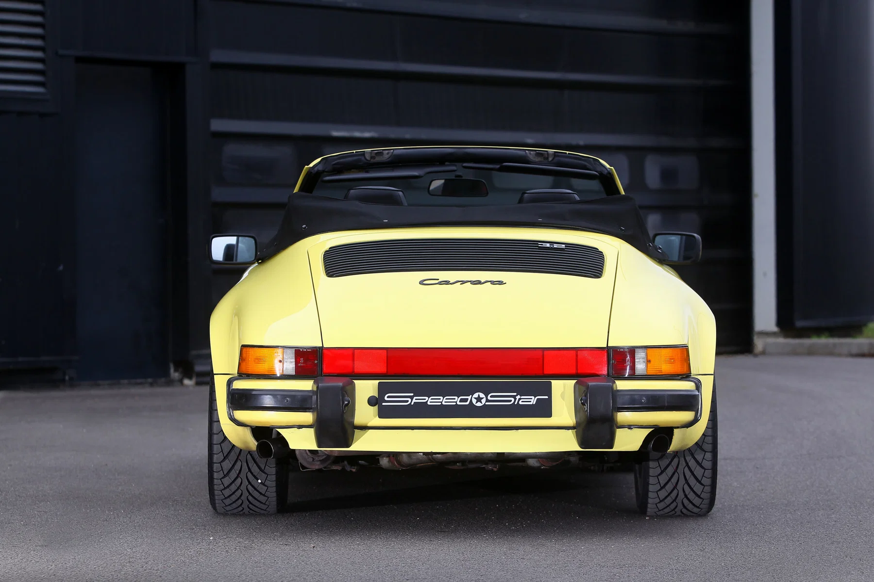 1987 Porsche 911 Carrera 3.2 Cabriolet in Lime Yellow