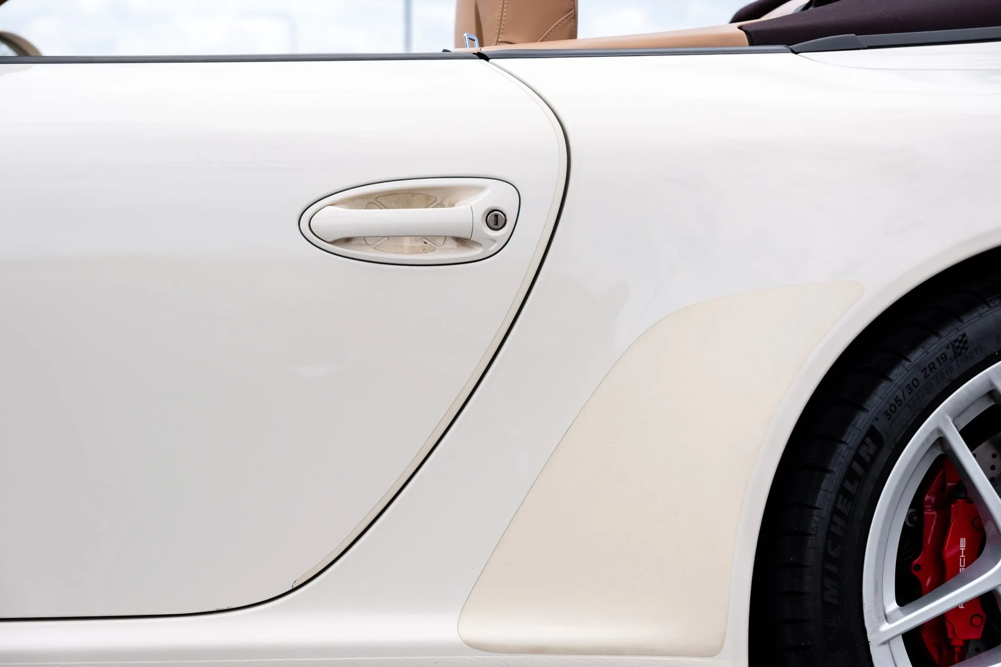 2009 Porsche 911 Carrera 4S Cabriolet in Cream White