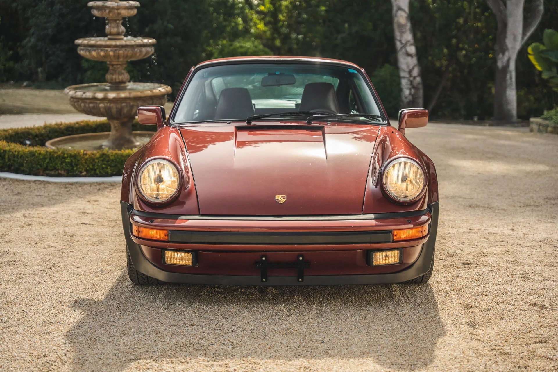 1986 Porsche 911 Turbo Coupe in Garnet Red Metallic