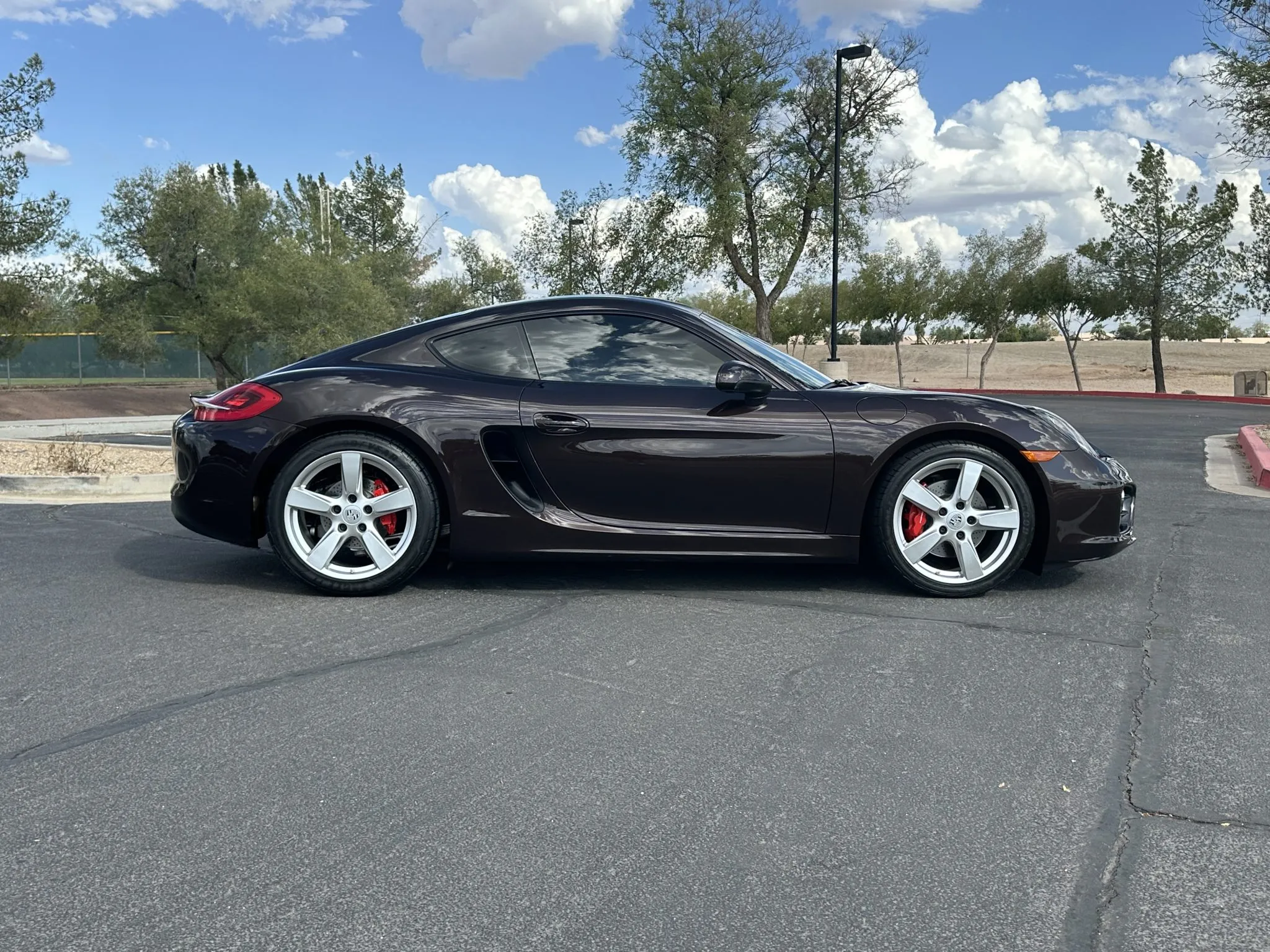 2014 Porsche Cayman S in Mahogany Metallic