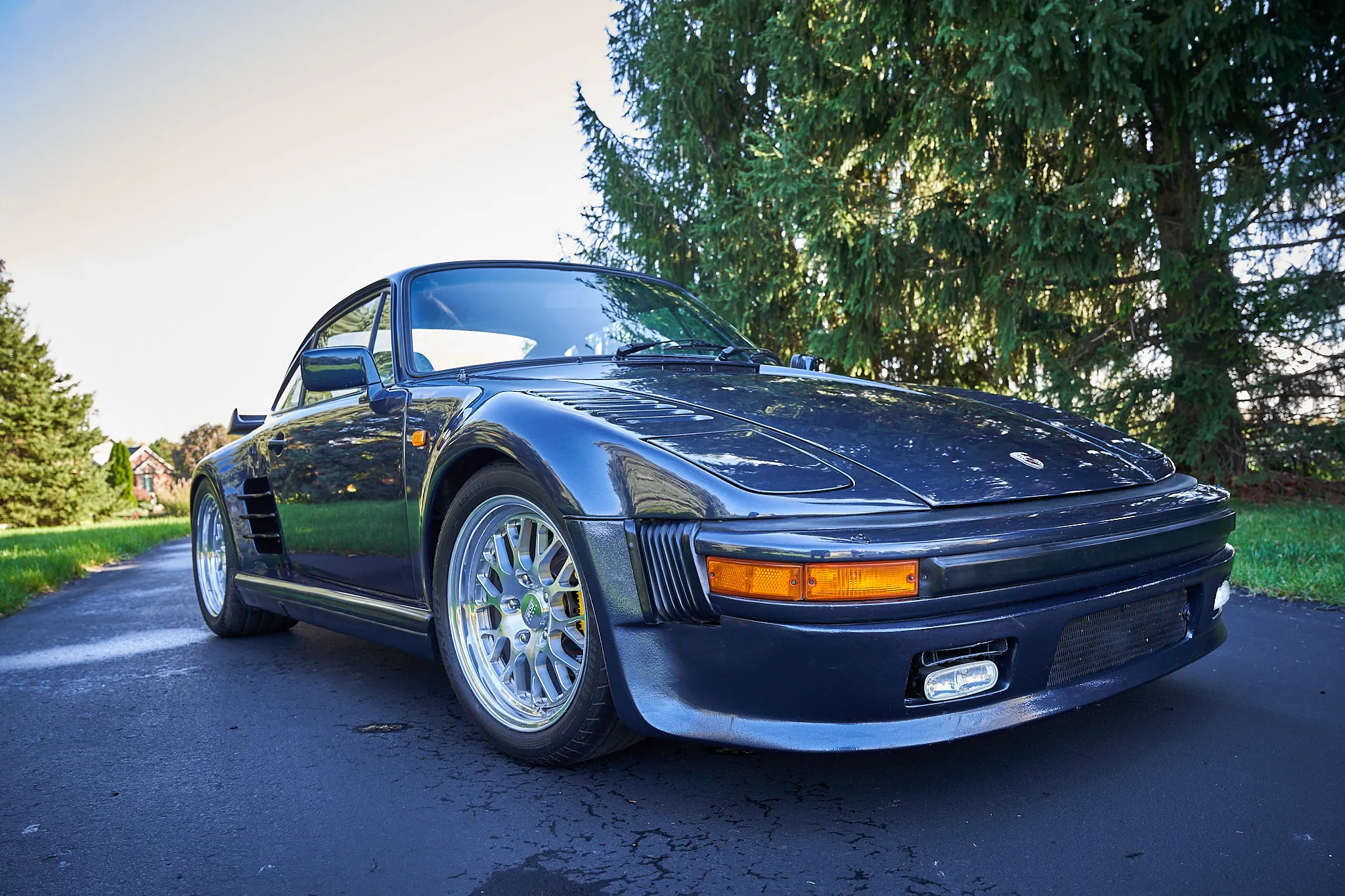 1984 Porsche 911 Turbo Slant Nose Coupe in Royal Blue