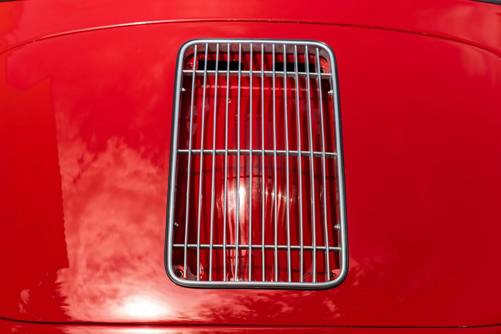1961 Porsche 356B Karmann Notchback in Ruby Red