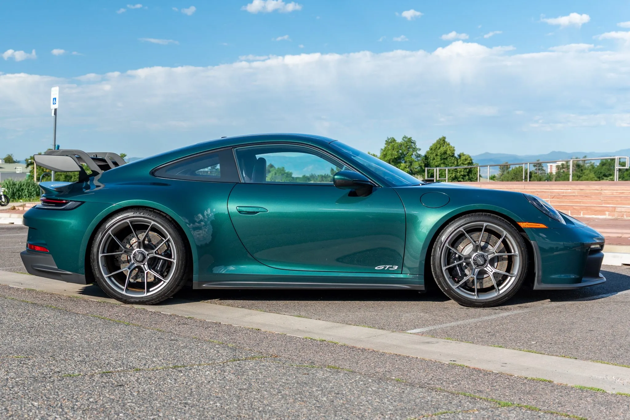 2022 Porsche 911 GT3 in Racing Green Metallic