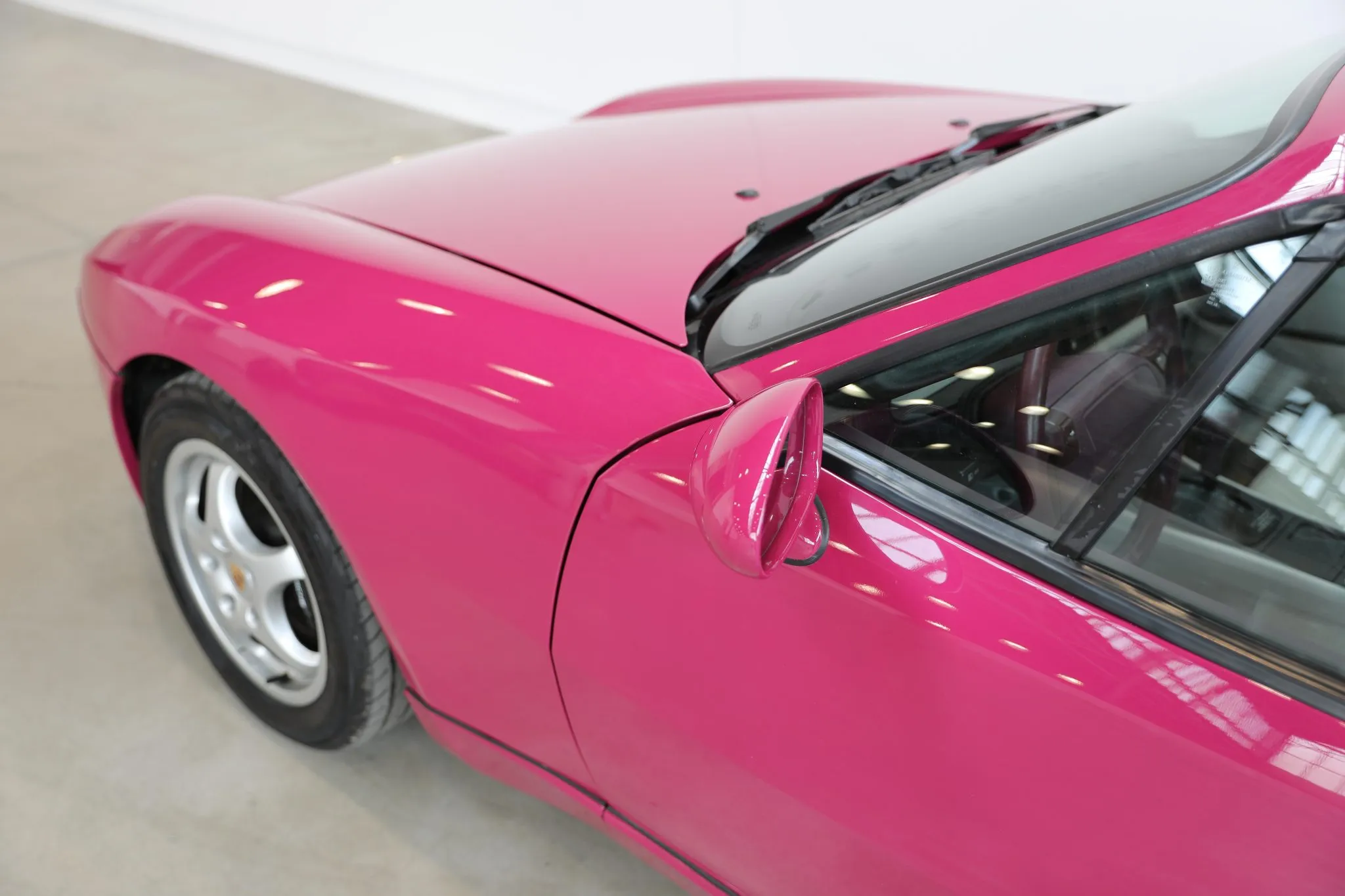1992 Porsche 968 Cabriolet in Rubystone Red