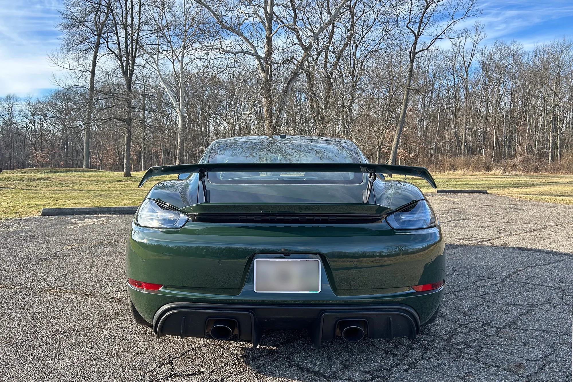 2022 Porsche 718 Cayman GT4 In Underberg Green
