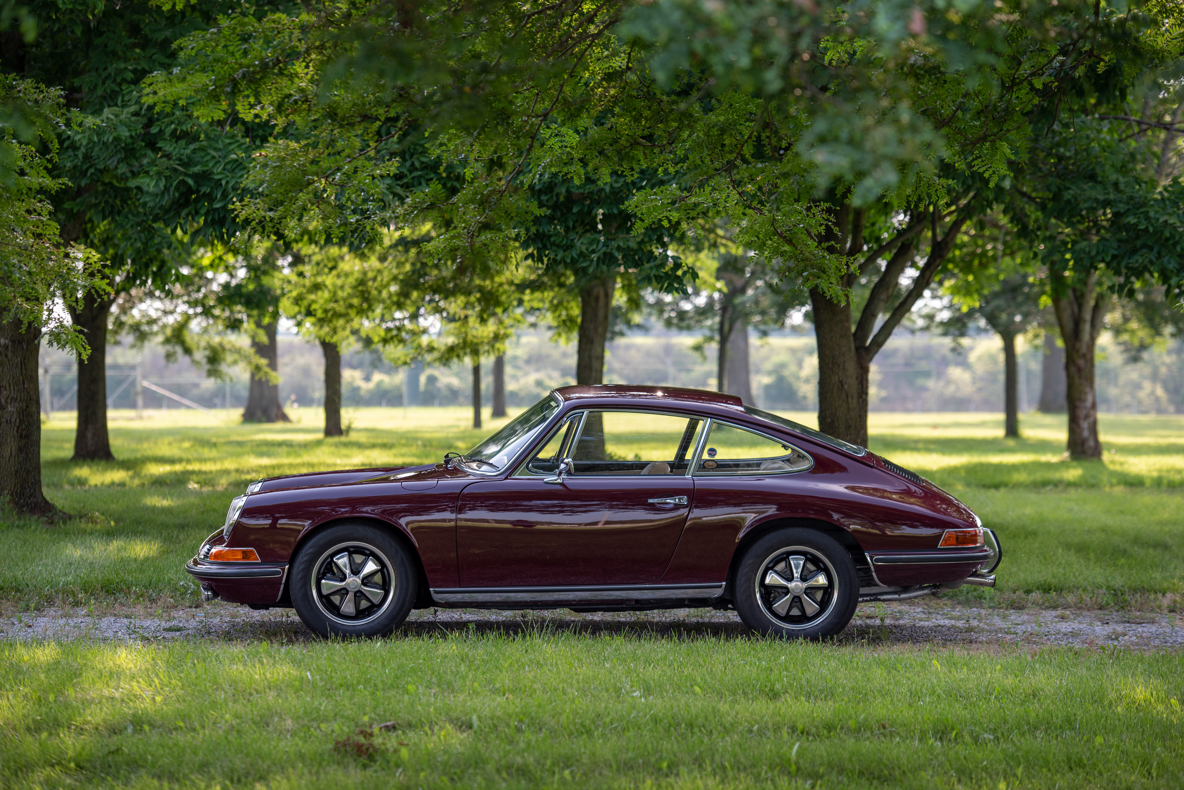 1968 Porsche 911 S 'Sportomatic' in Burgundy Red
