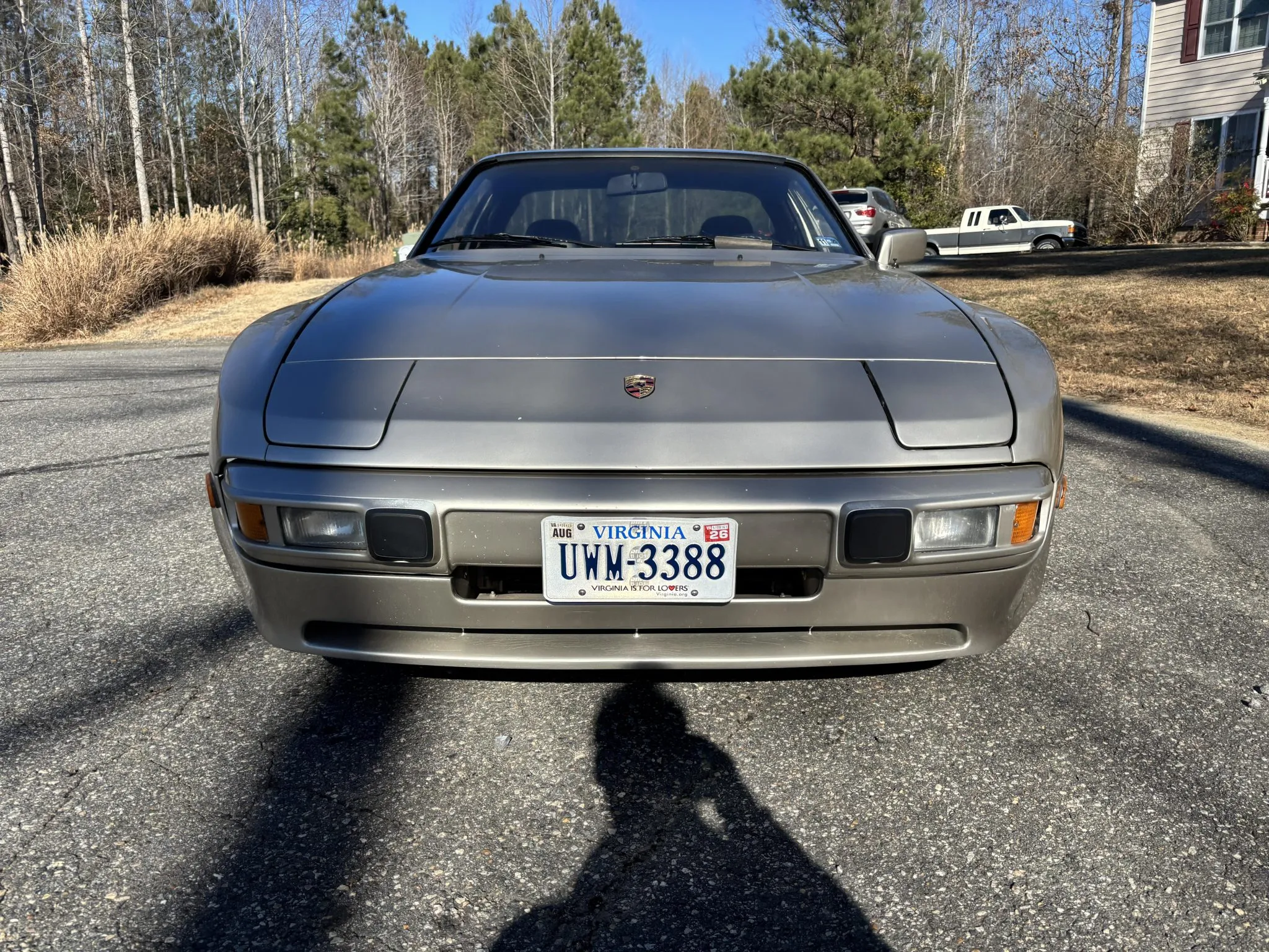 Euro 1984 Porsche 944 In Zermatt Silver Metallic