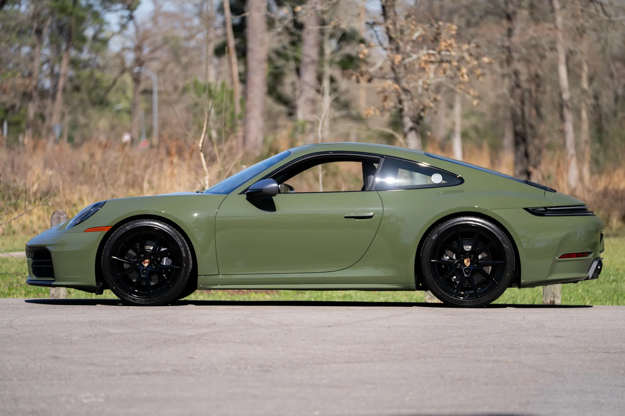 2026 Porsche 911 Carrera T Coupe 6-Speed in Nato Olive