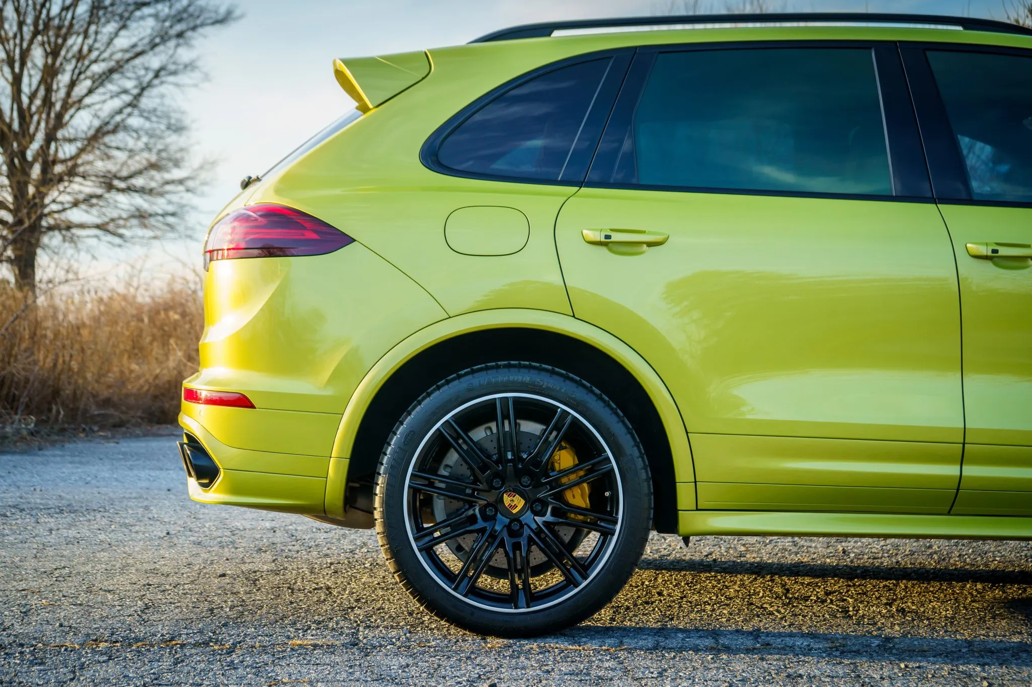 2016 Porsche Cayenne Turbo S in Peridot Metallic