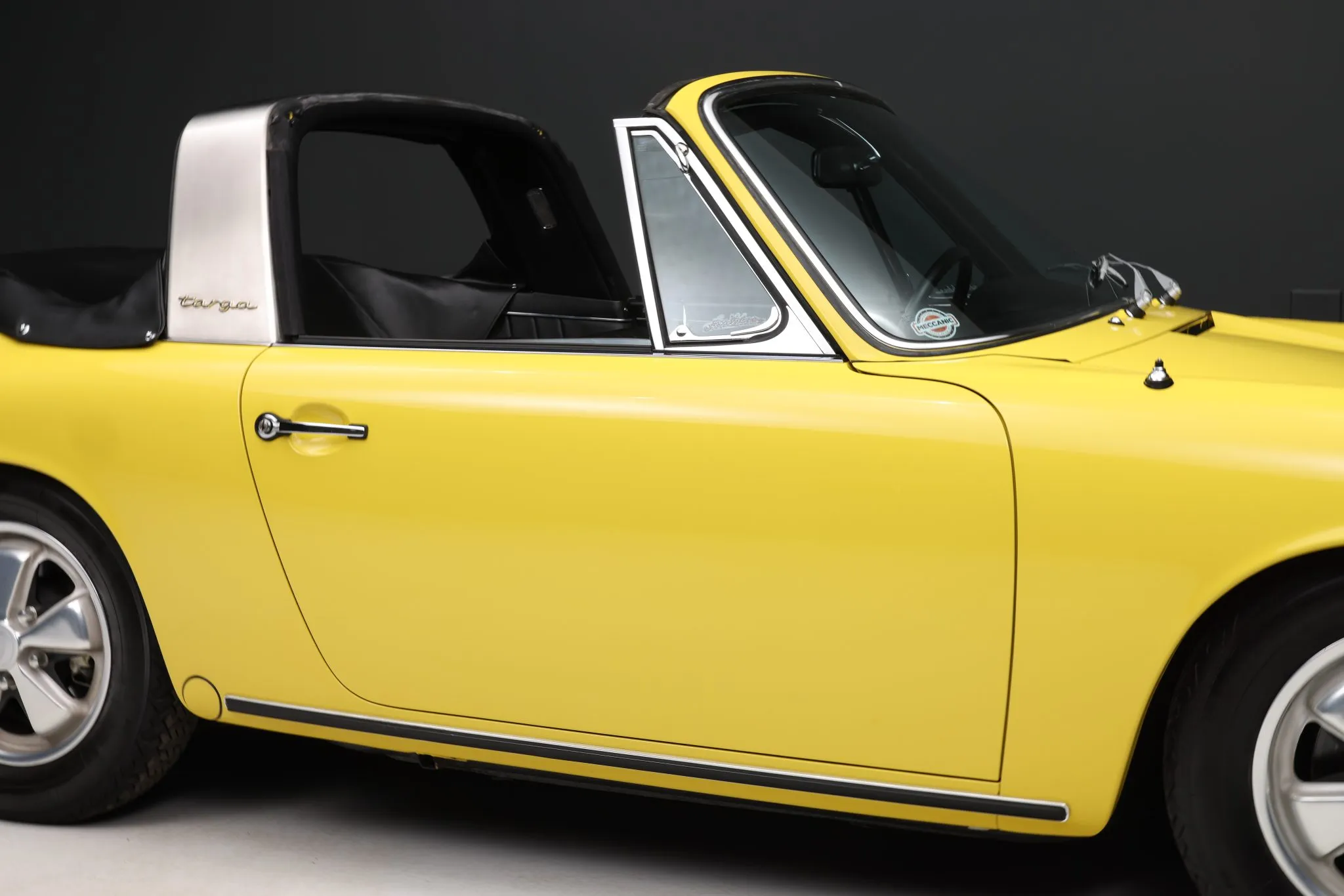 1967 Porsche 911S Soft-Window Targa in Lemon Yellow