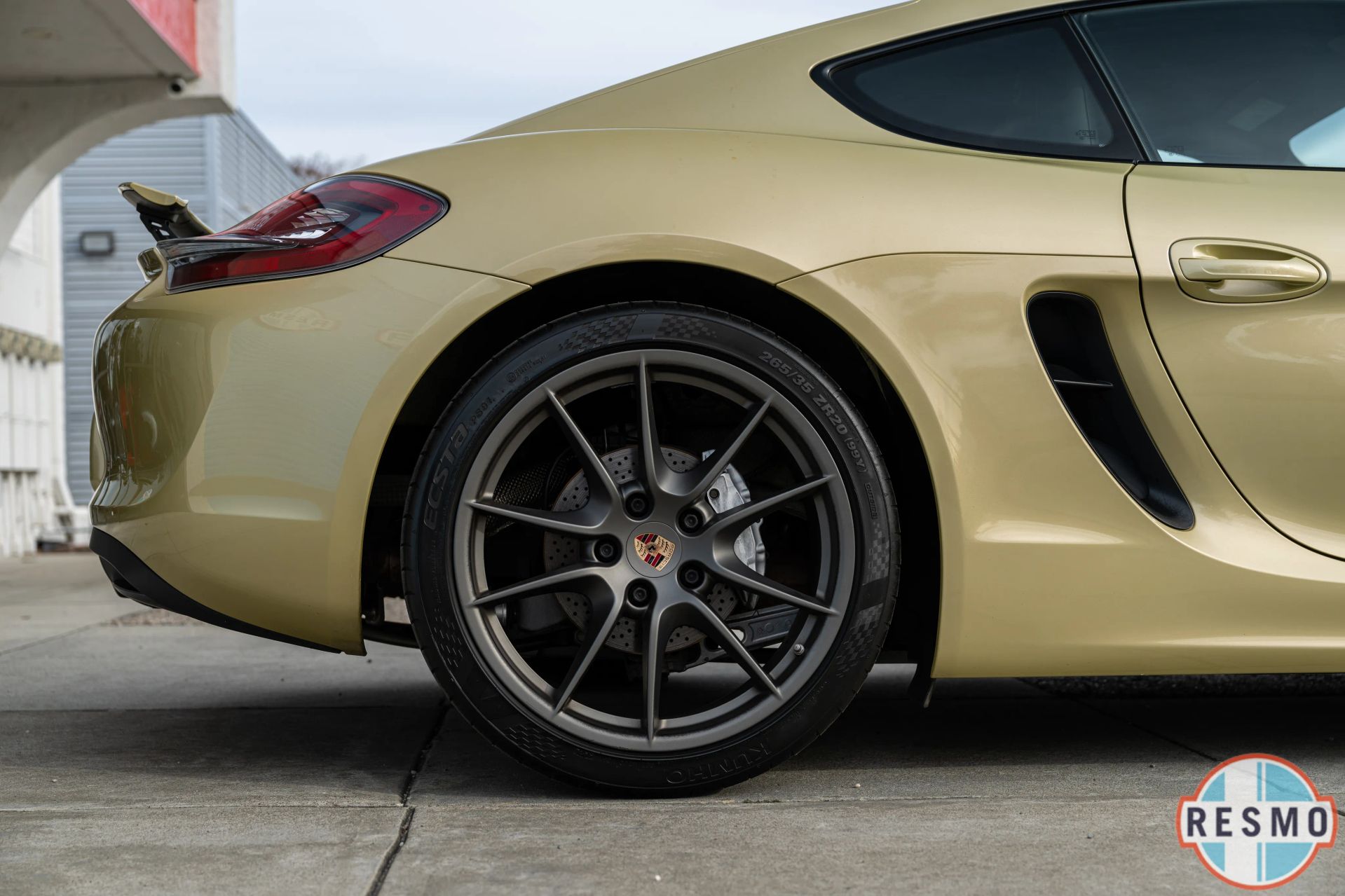2015 Porsche Cayman Coupe in Lime Gold Metallic