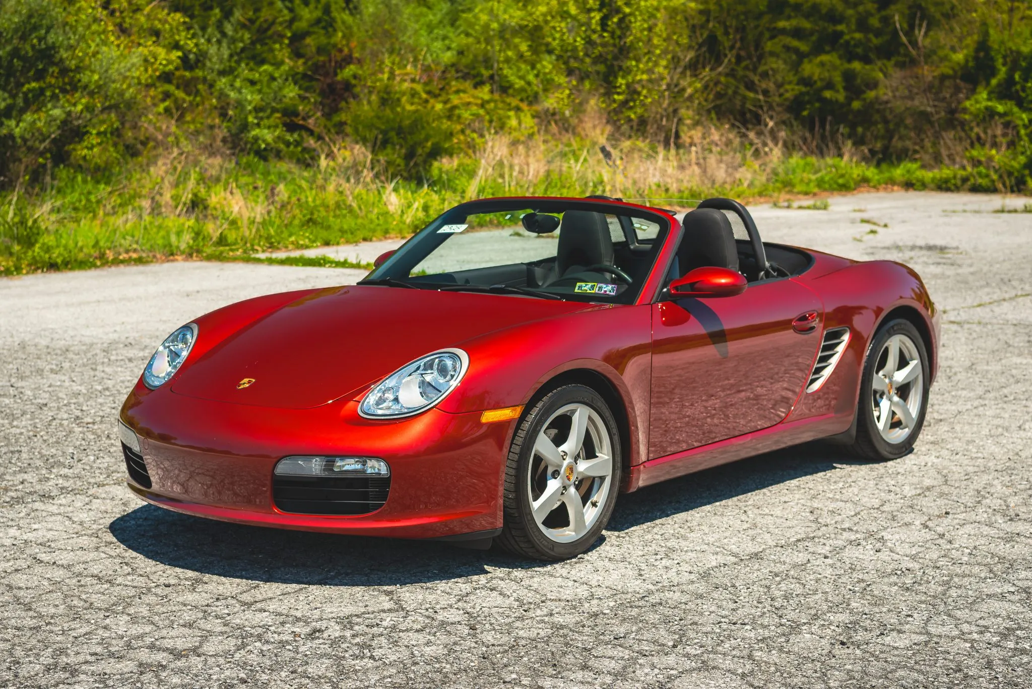 2008 Porsche Boxster in Ruby Red Metallic