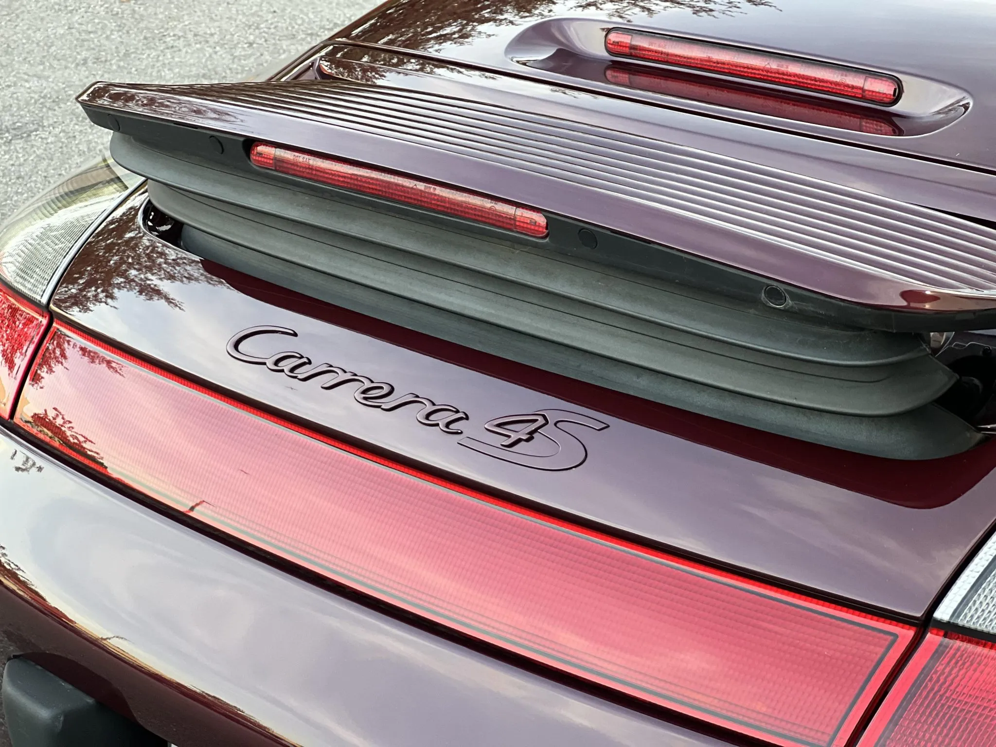 2004 Porsche 911 Carrera 4S Cabriolet in Carmon Red Metallic