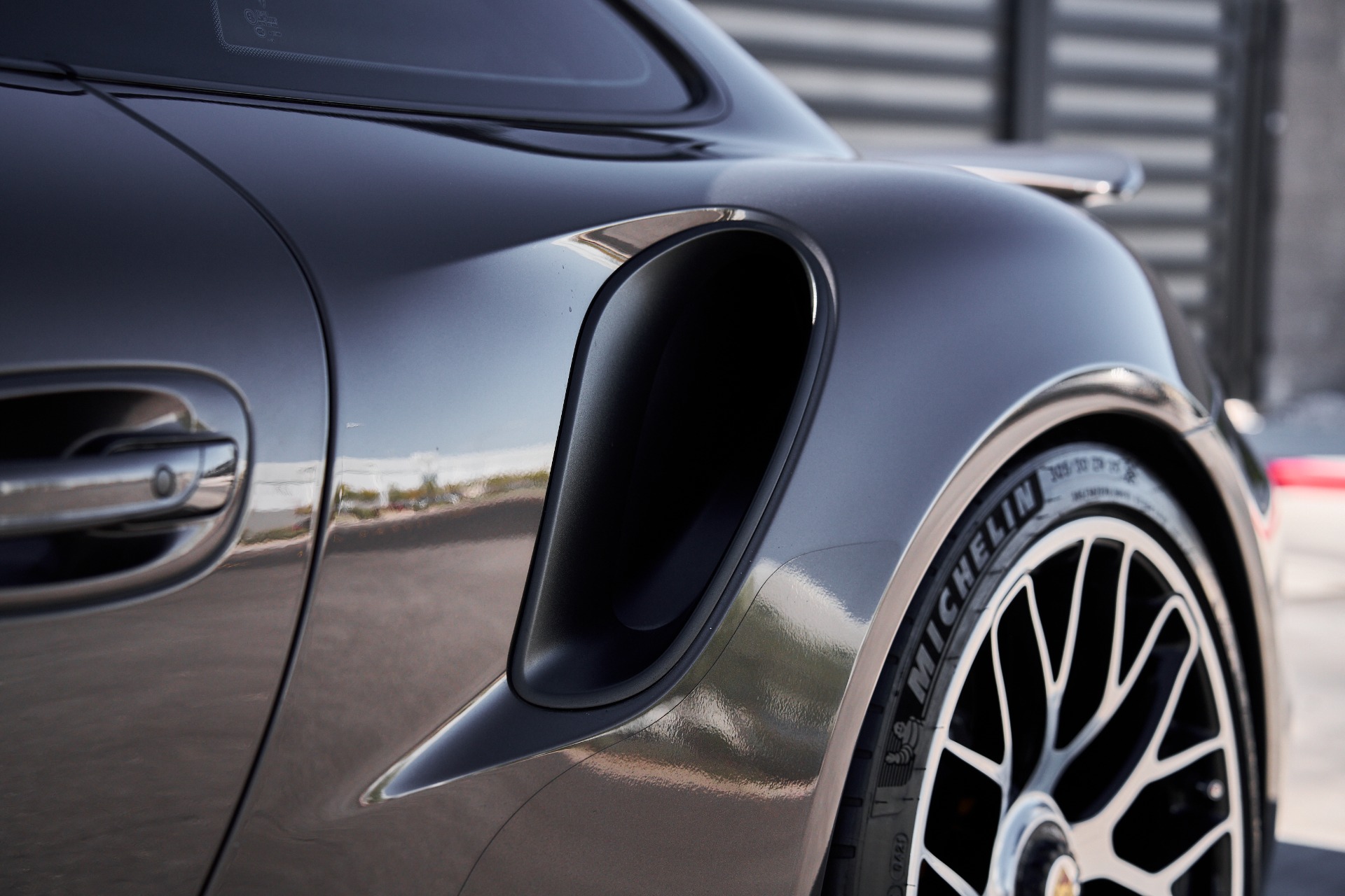 2015 Porsche 911 Turbo S in Anthracite Brown Metallic