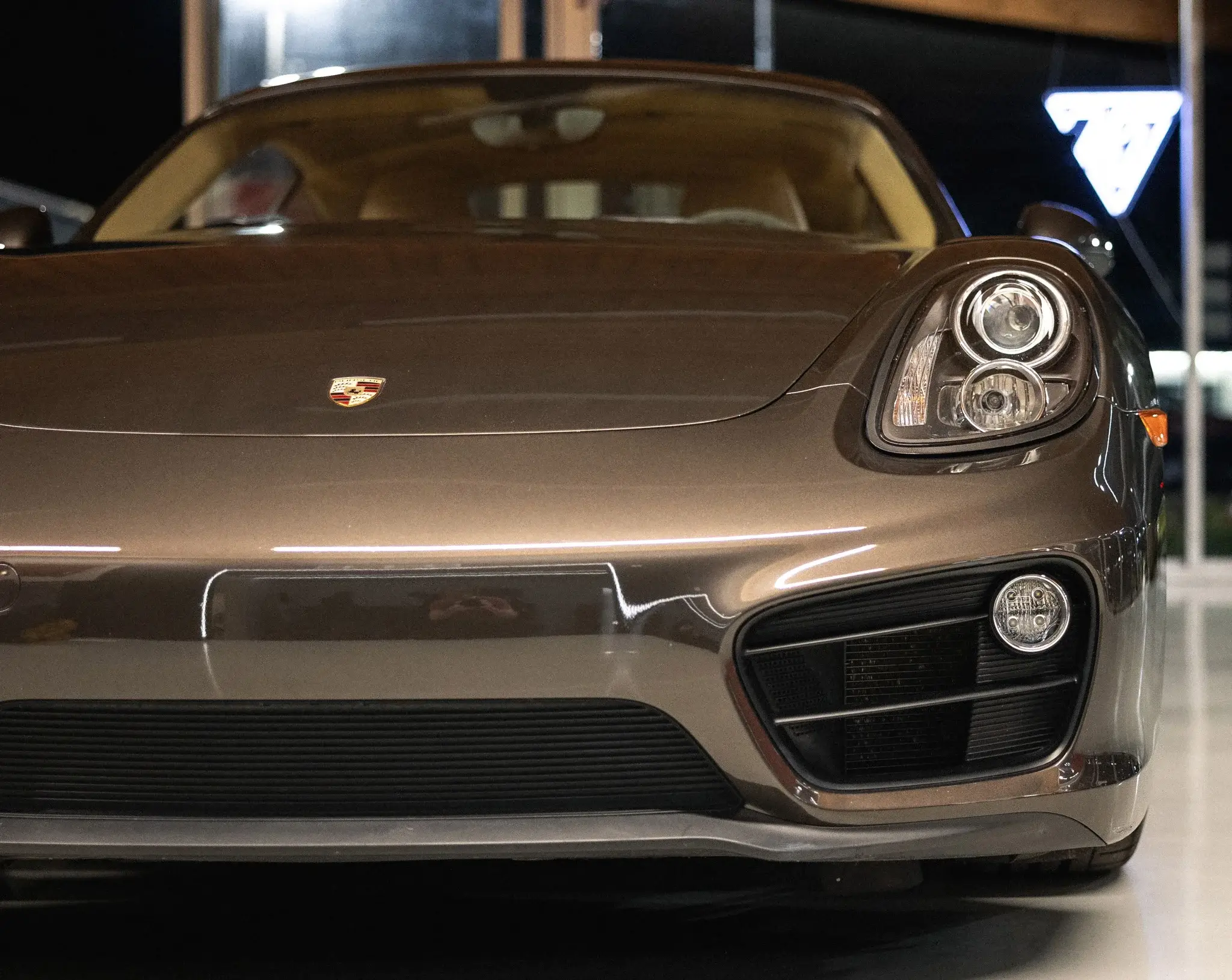 2015 Porsche Cayman in Anthracite Brown Metallic