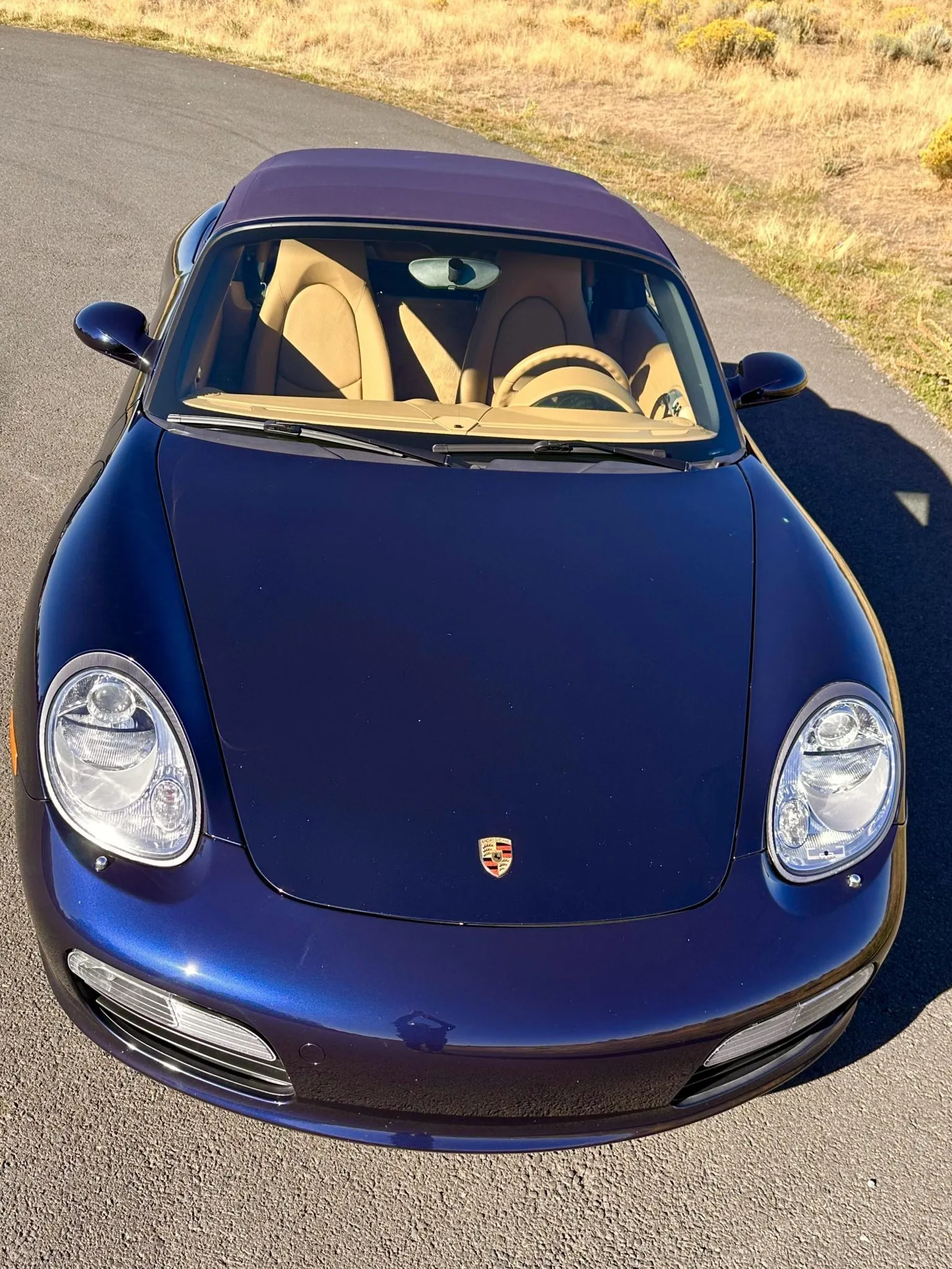 2008 Porsche Boxster in Midnight Blue Metallic