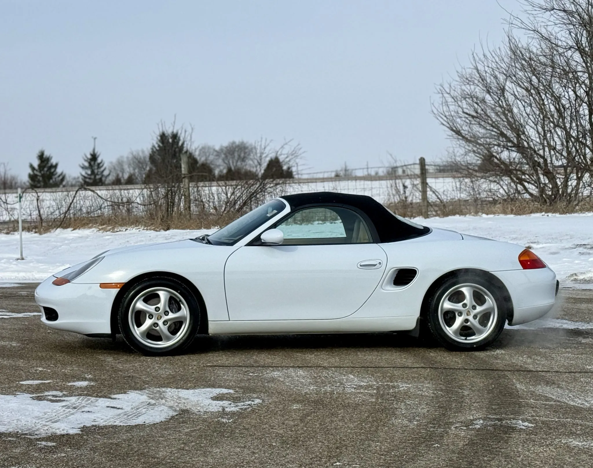 1999 Porsche Boxster in Glacier White