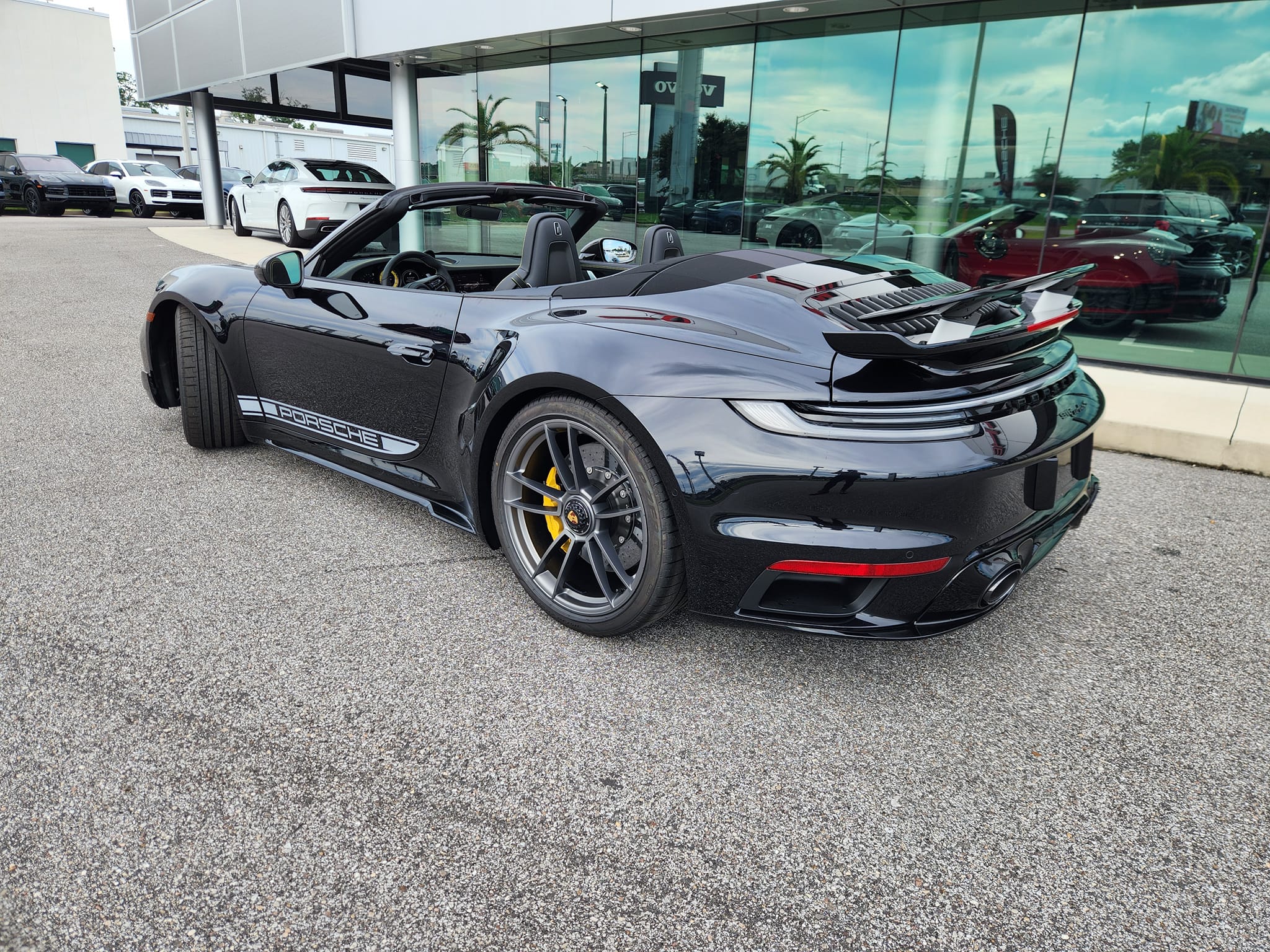 2024 Porsche 911 Turbo S in Diamond Black Metallic