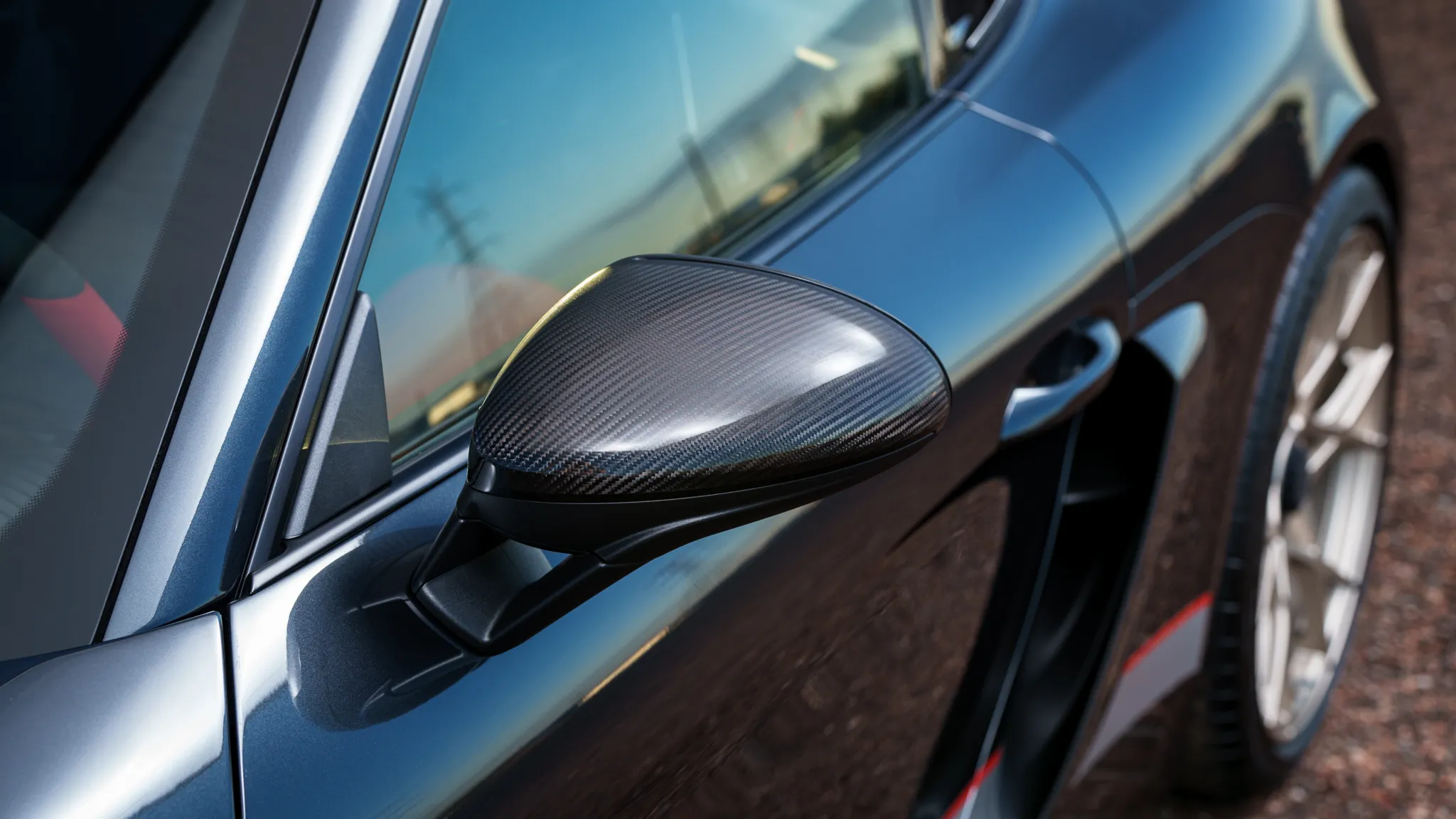 2023 Porsche 718 Cayman GT4 RS Weissach in Carbon Steel Grey Metallic