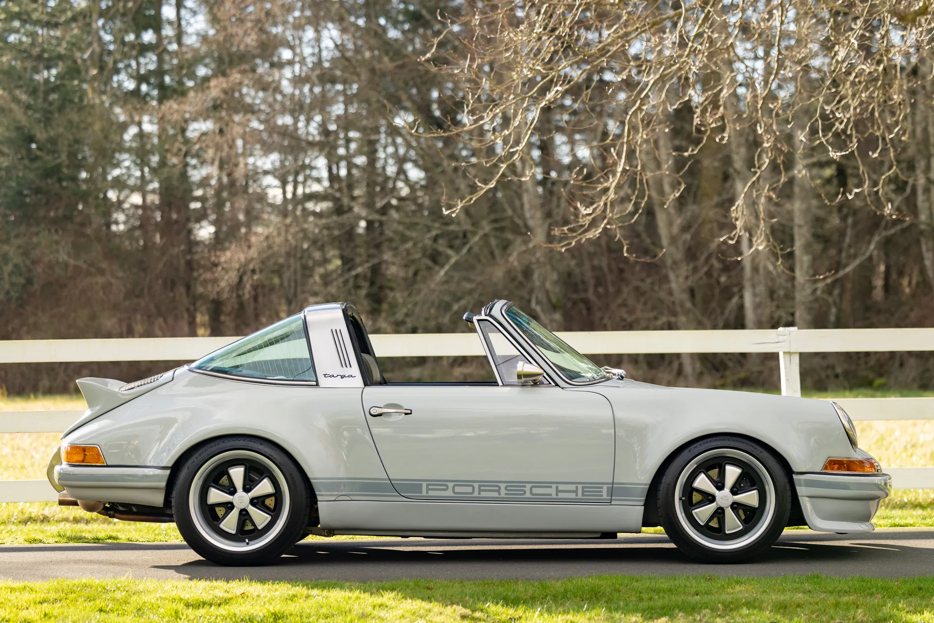 1987 Porsche 911 Carrera Targa 3.8L G50 in Dolphin Grey