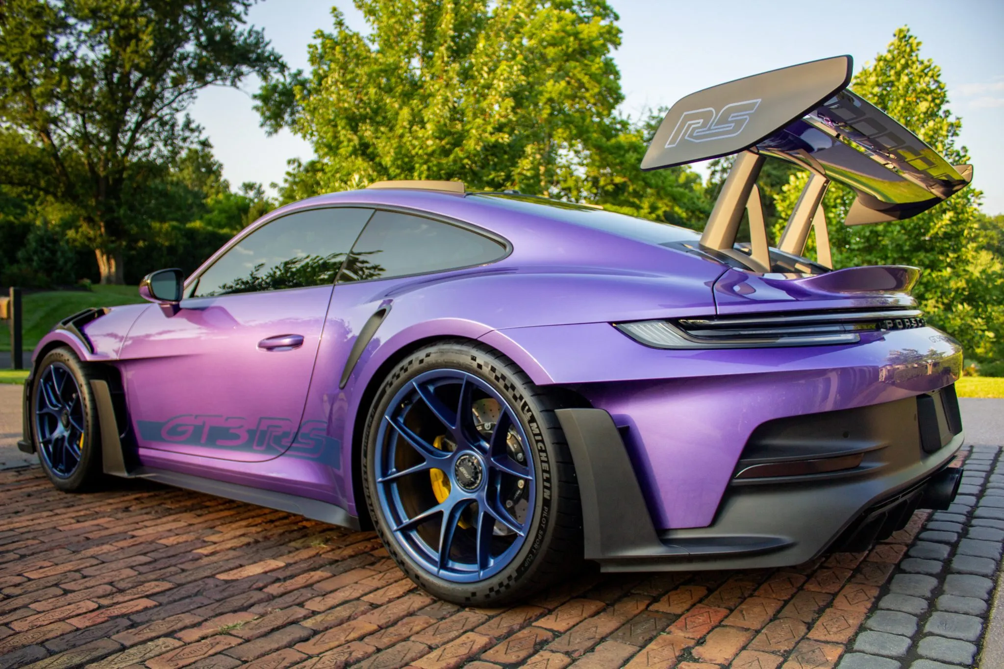 2024 Porsche 911 GT3 RS Weissach In Viola Purple Metallic
