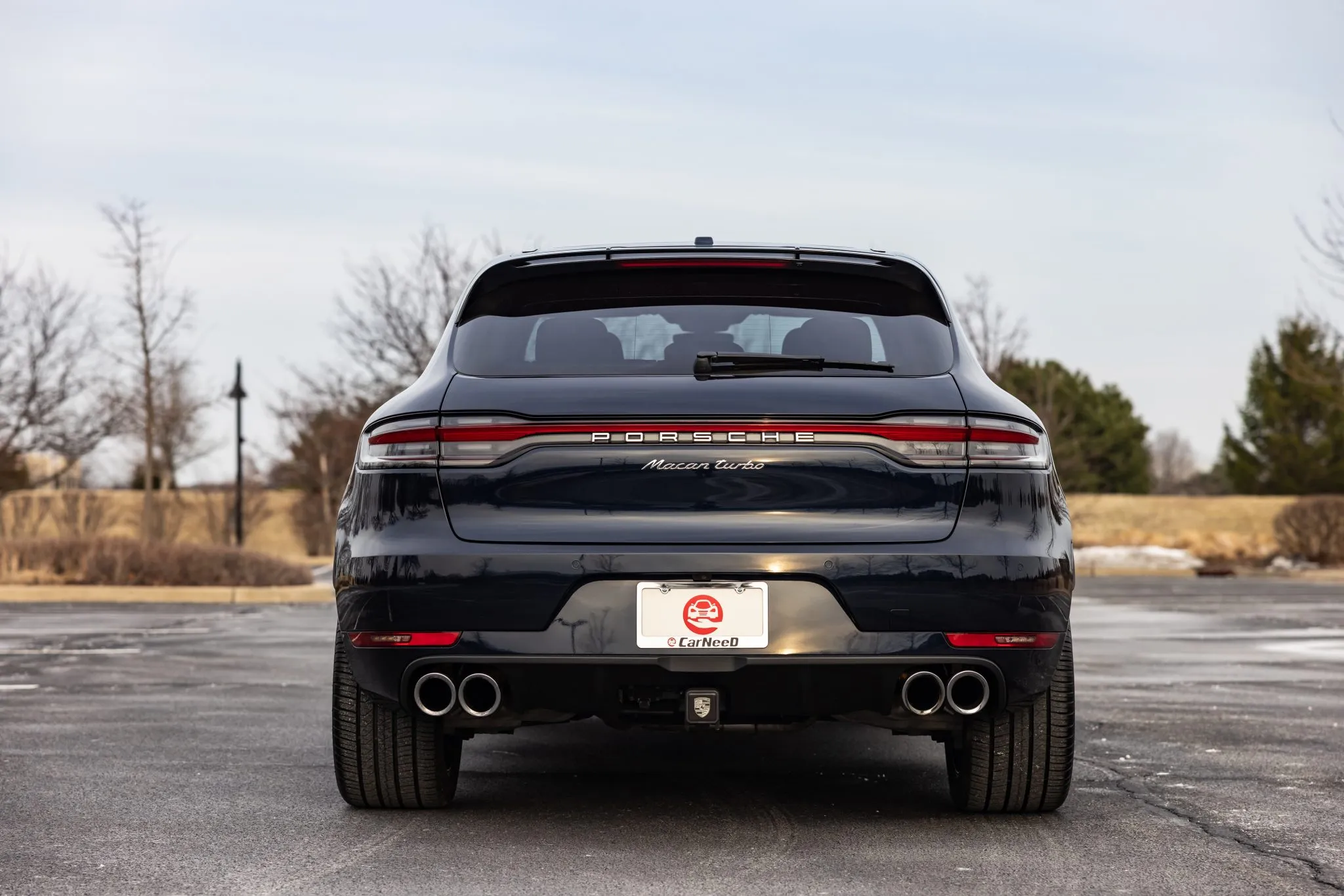 2020 Porsche Macan Turbo in Night Blue Metallic