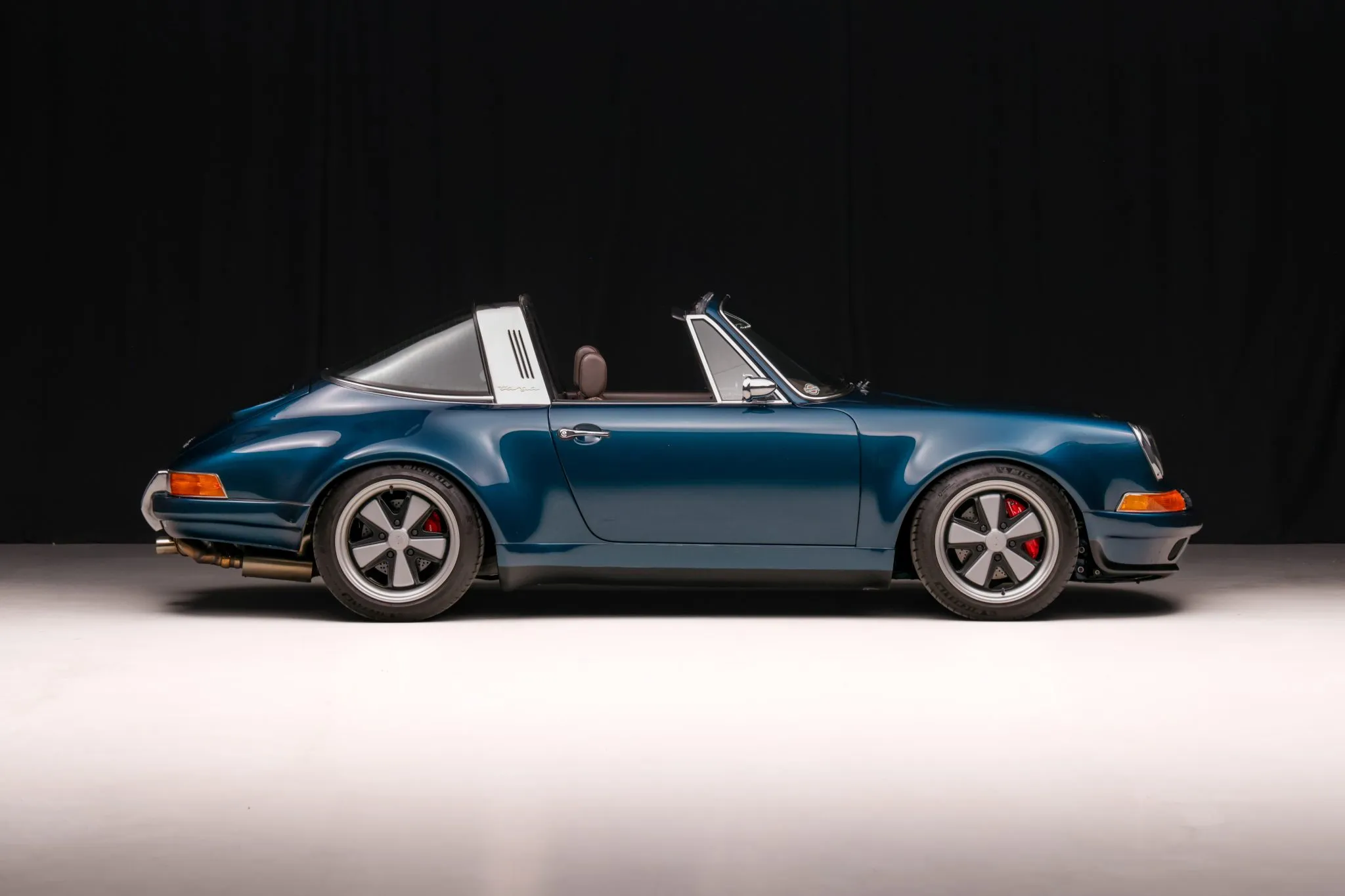 Backdated 1991 Porsche 911 Carrera 2 Targa in Amazonas Green Metallic