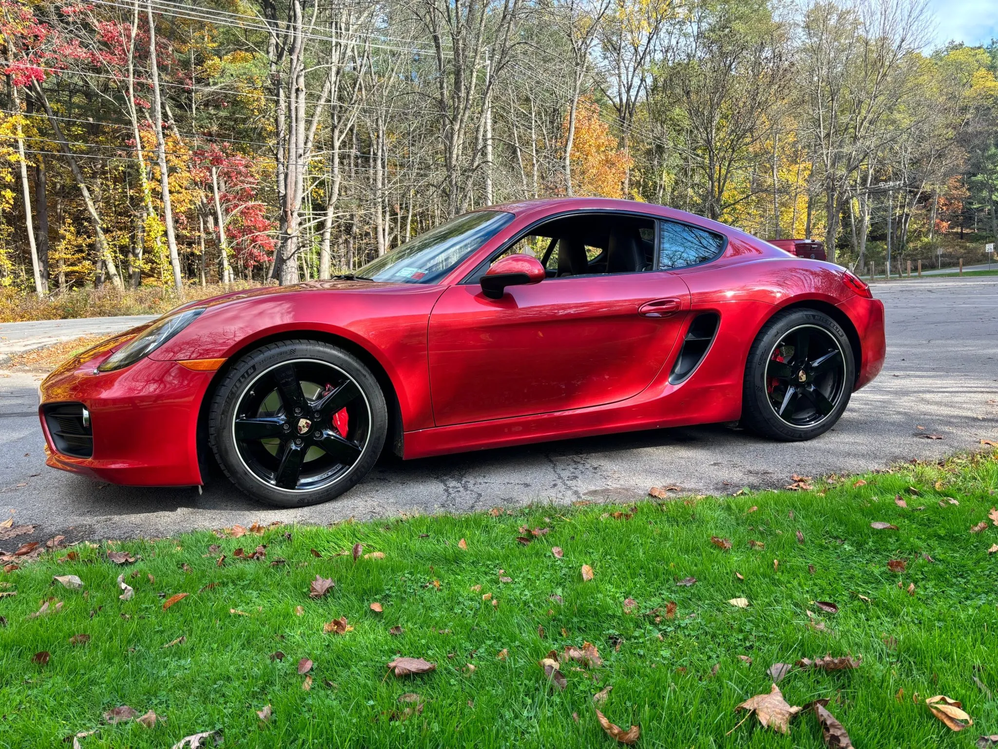 2014 Porsche Cayman S in Amaranth Red Metallic