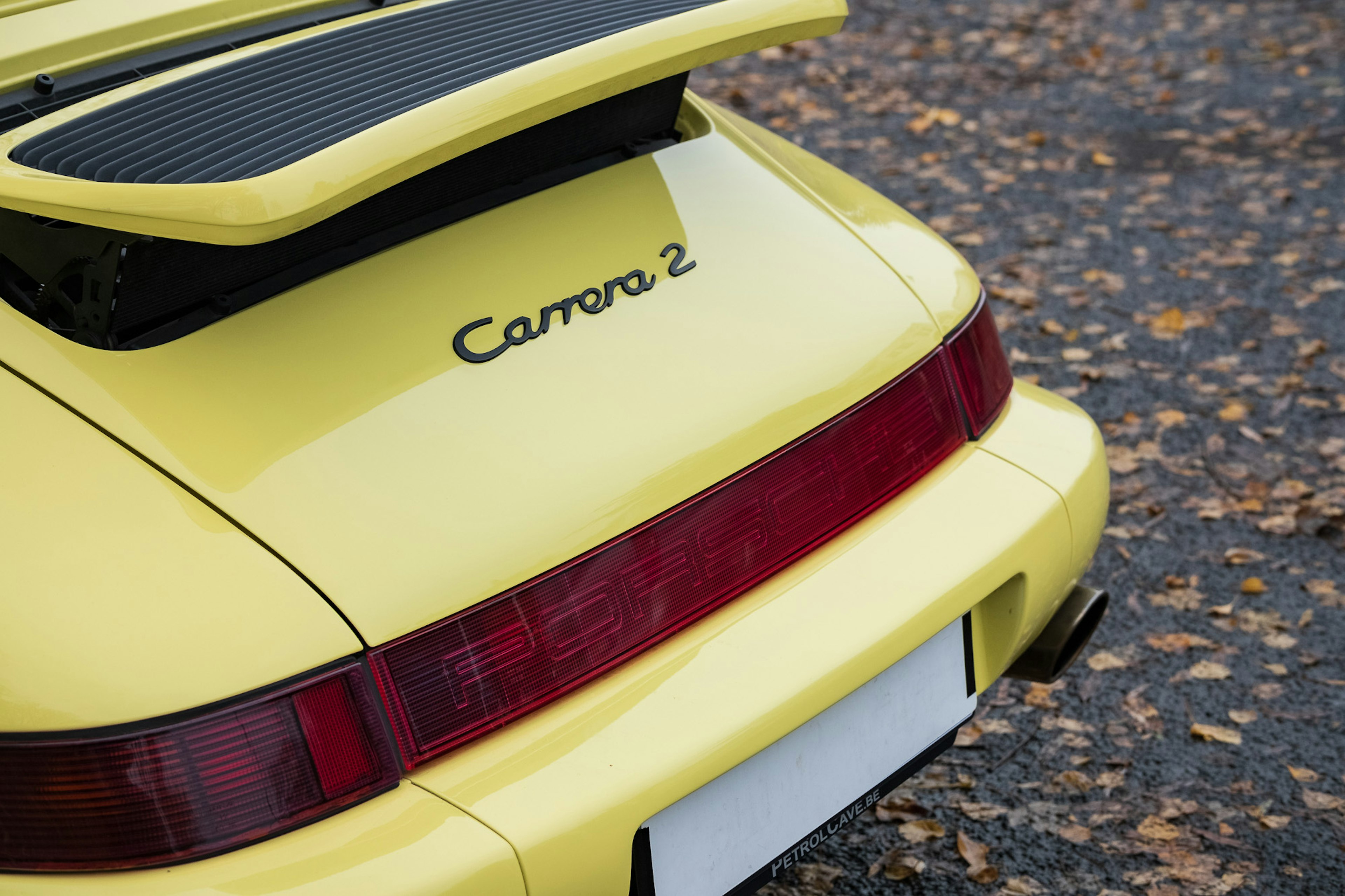 1991 Porsche 911 Carrera 2 Cabriolet in Summer Yellow