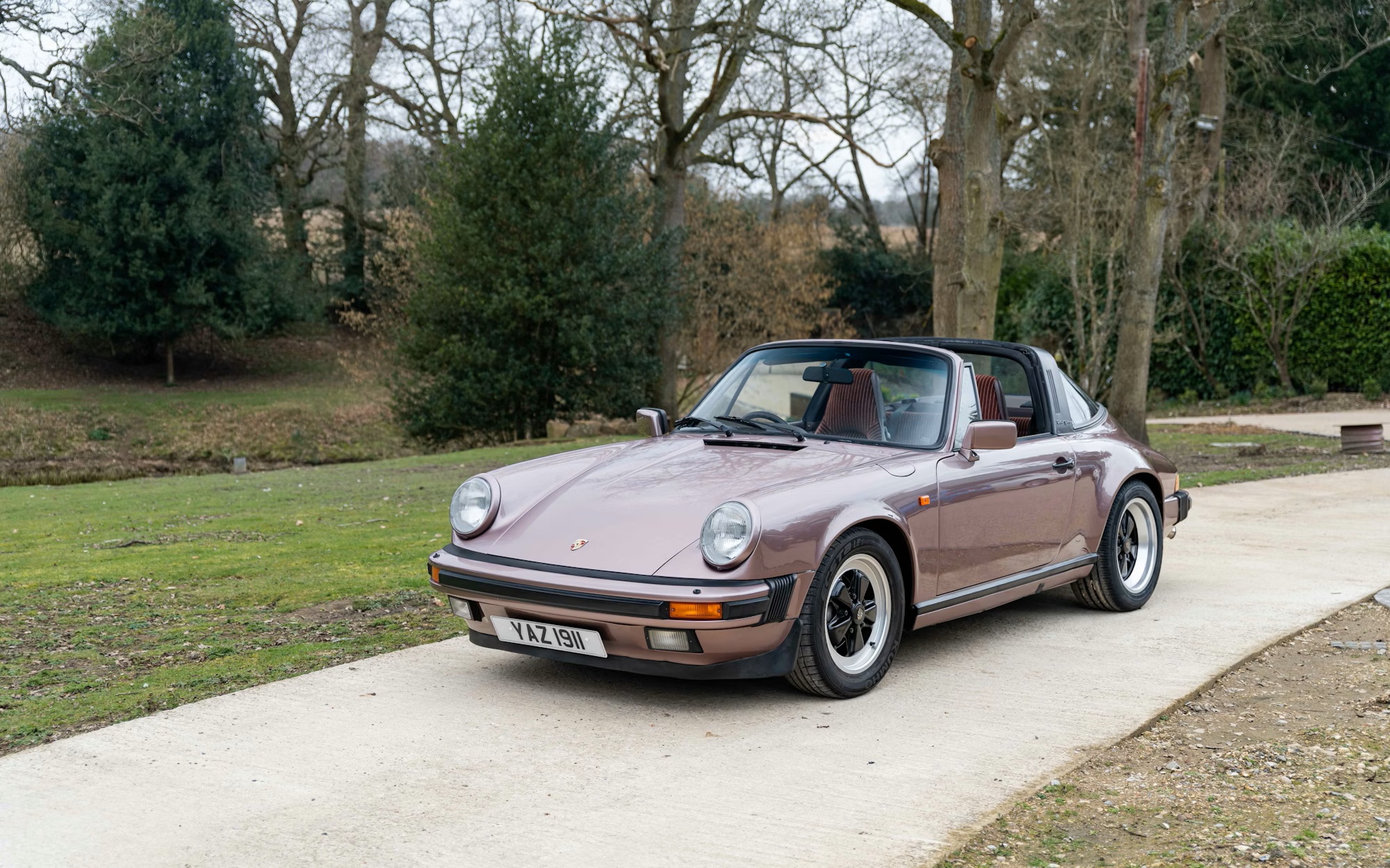 1987 Porsche 911 Carrera 3.2 Sport Targa in Cassis Red Metallic