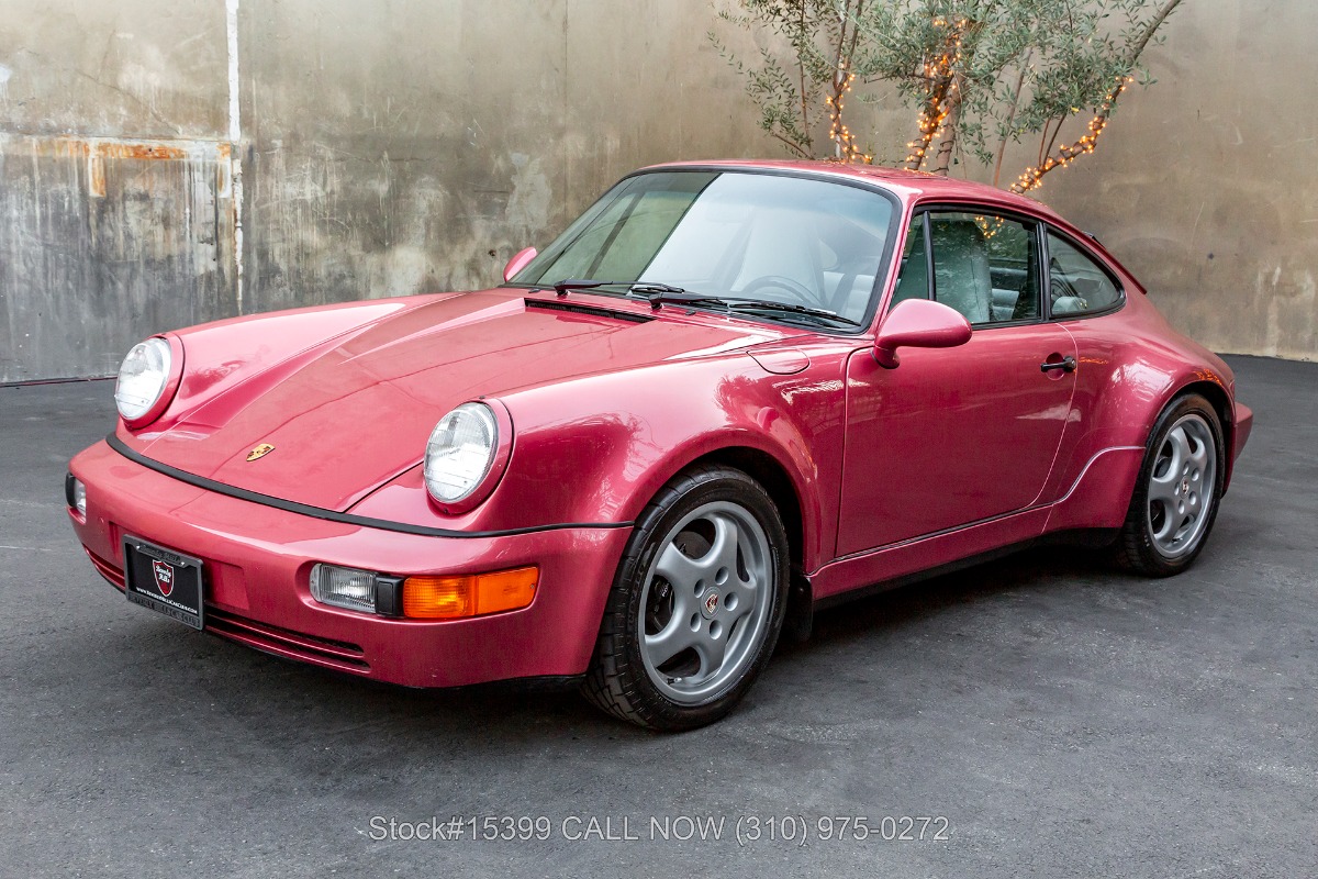 1994 Porsche 911 Carrera 4 Widebody Coupe in Rhodamine Red Metallic