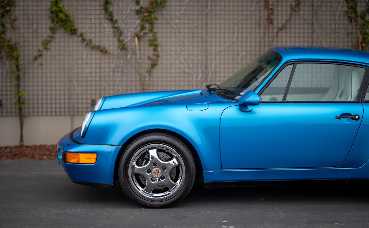 1992 Porsche 911 Turbo in Tahoe Blue Metallic