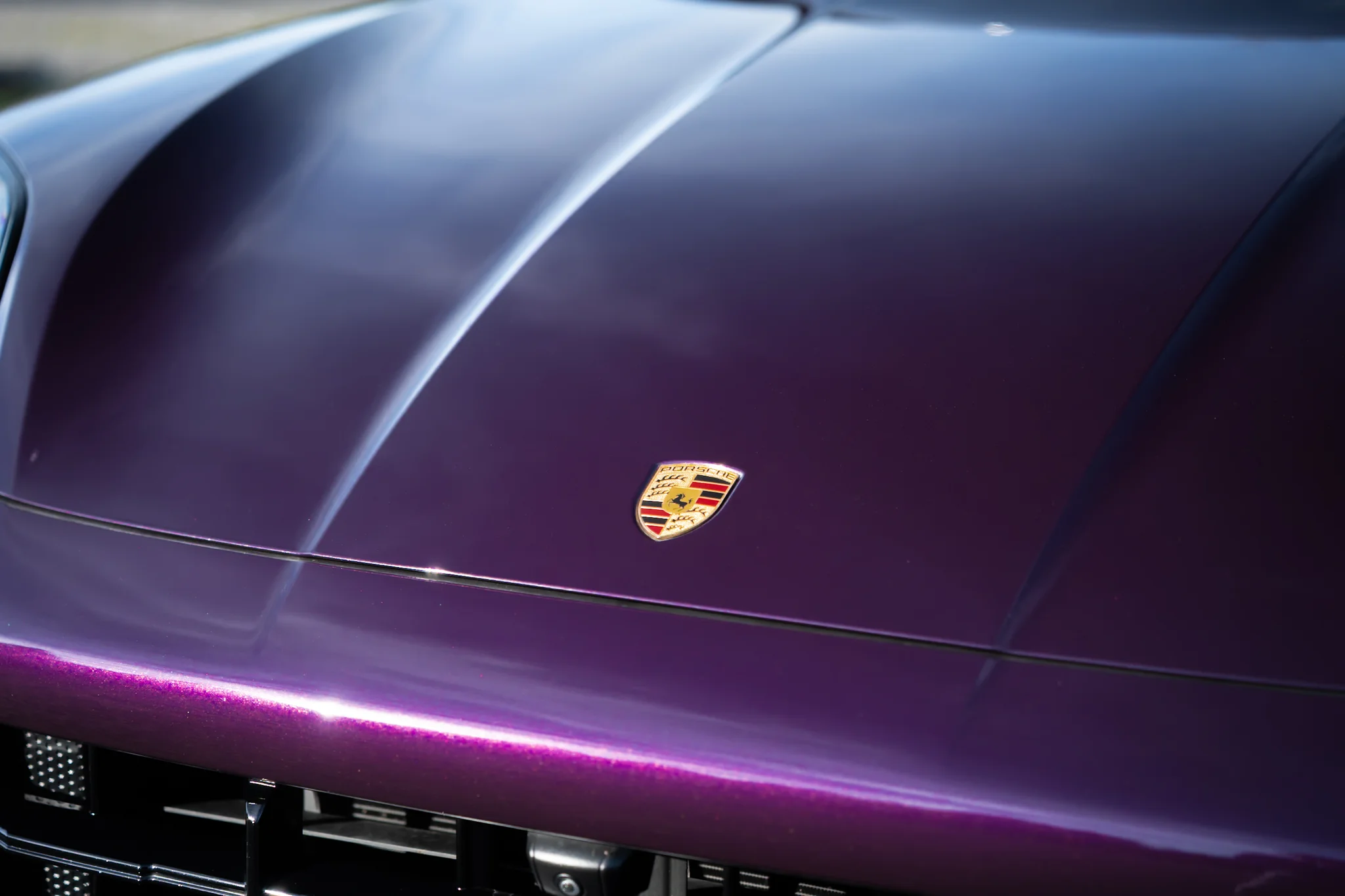 2024 Porsche Cayenne S in Merlin Purple Metallic