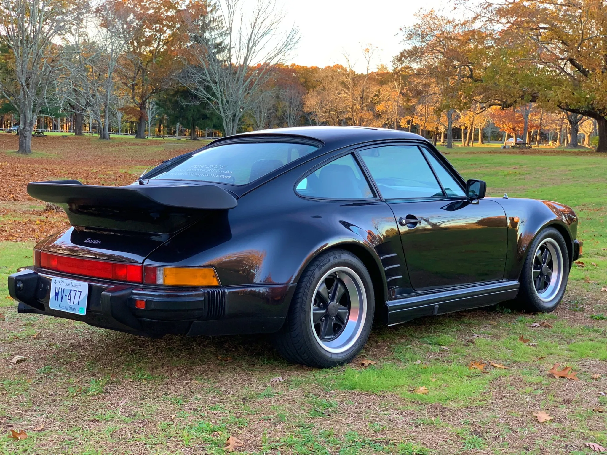 1984 Porsche 911 Turbo in Montego Black Metallic