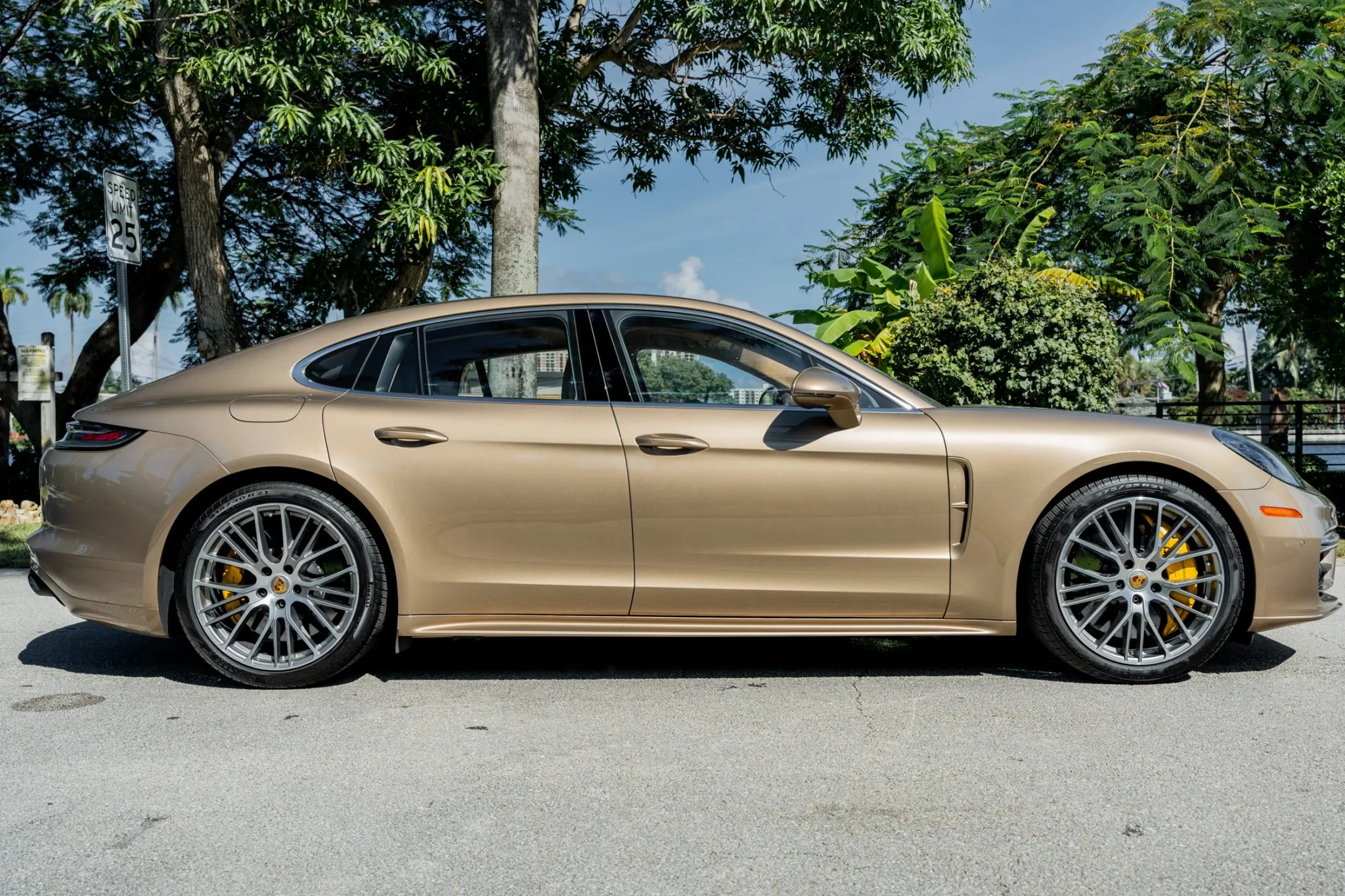 2023 Porsche Panamera Turbo S in Gold Bronze Metallic