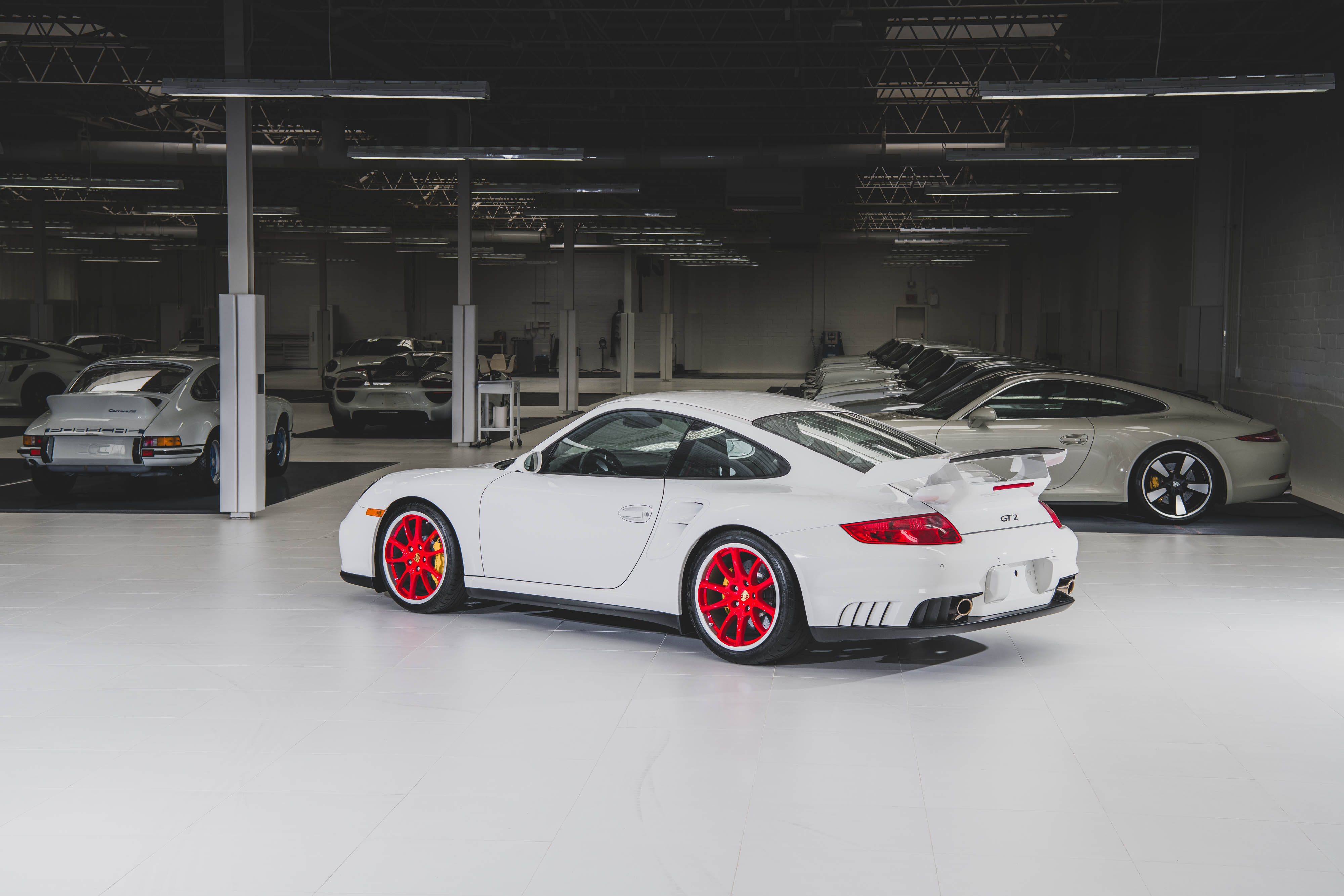 2008 Porsche 911 GT2 in Carrara White